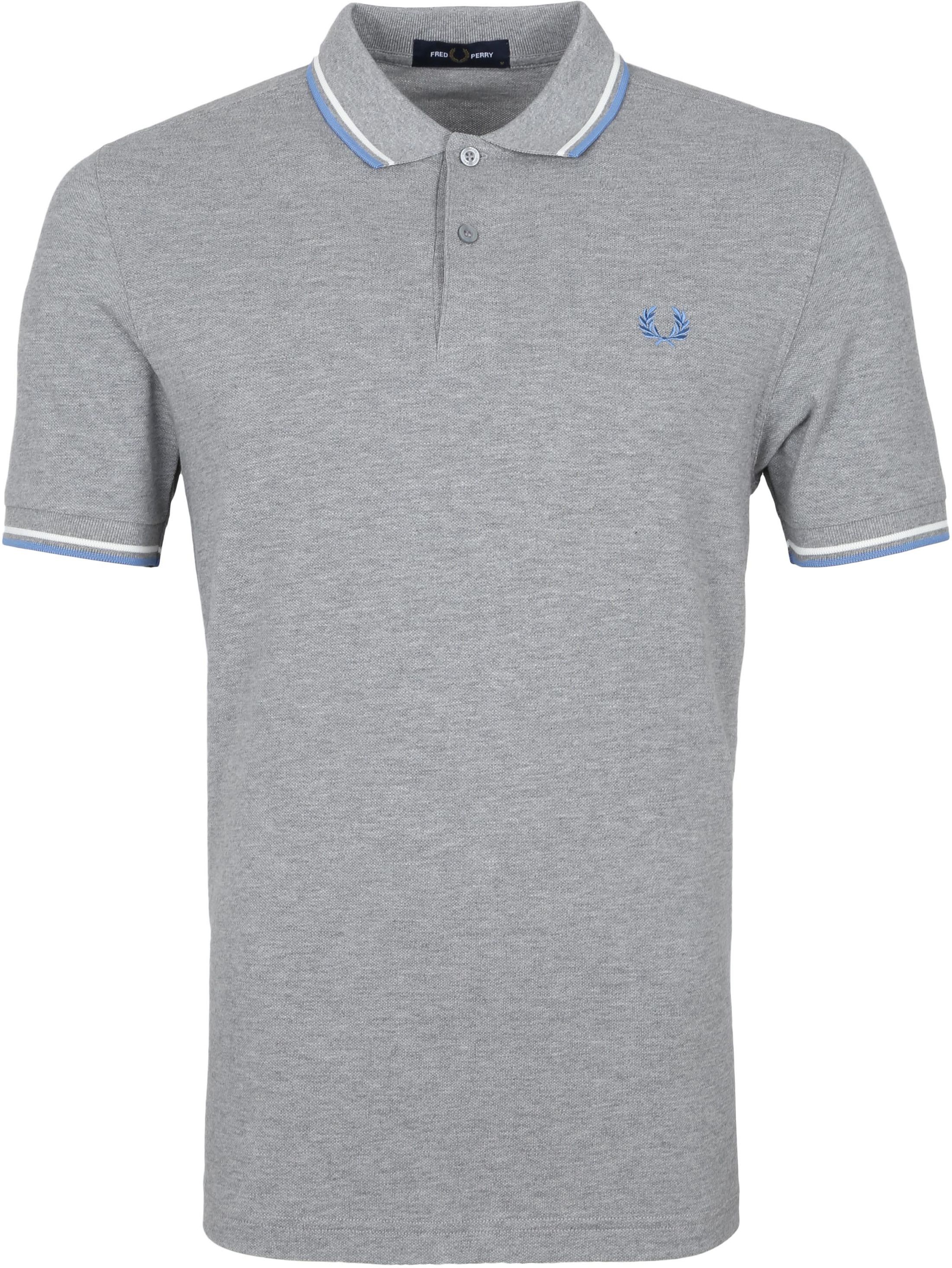 Fred Perry Polo Shirt M3600 Light Grey size S