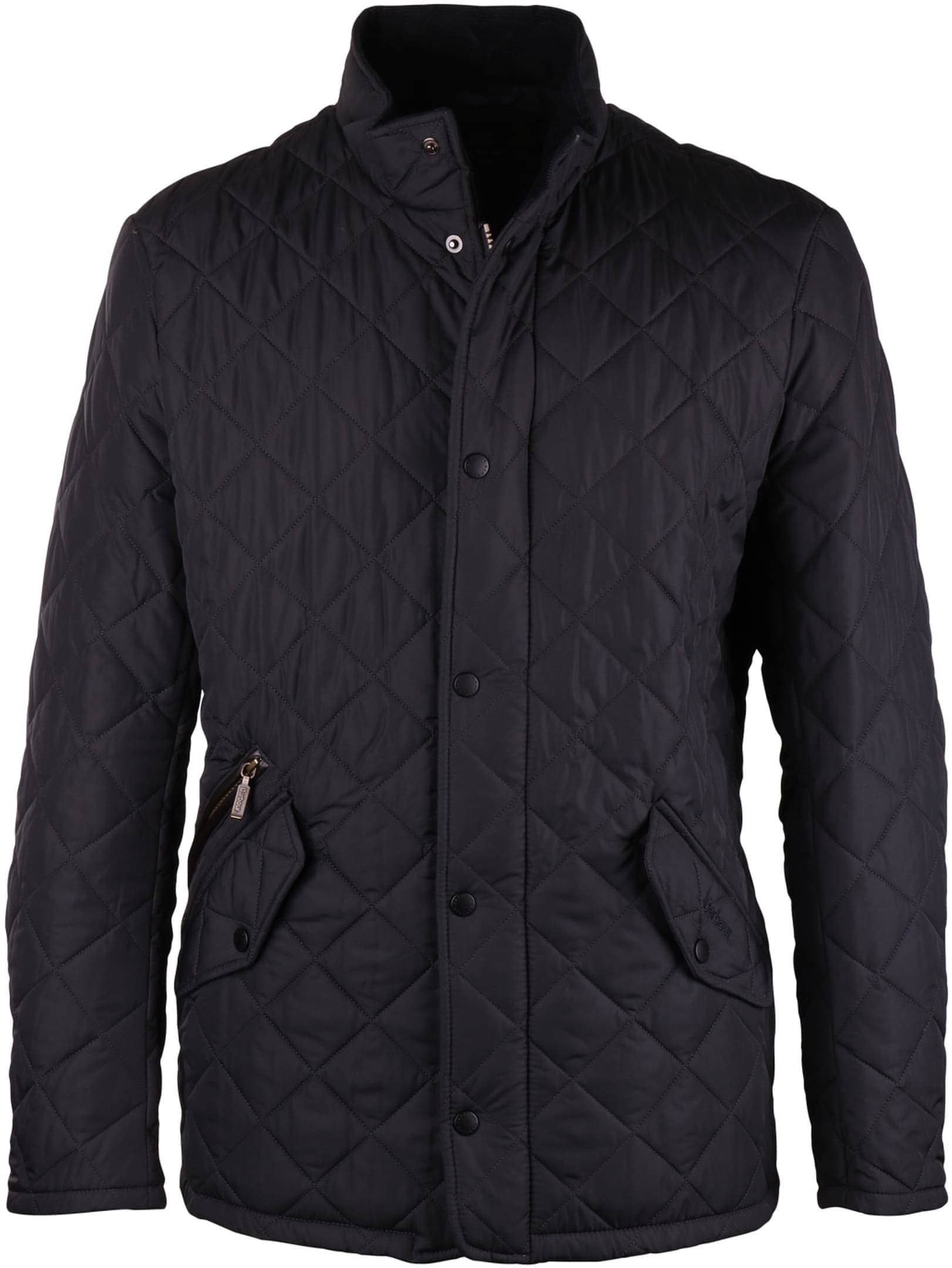 Barbour chelsea sportsquilt navy on sale