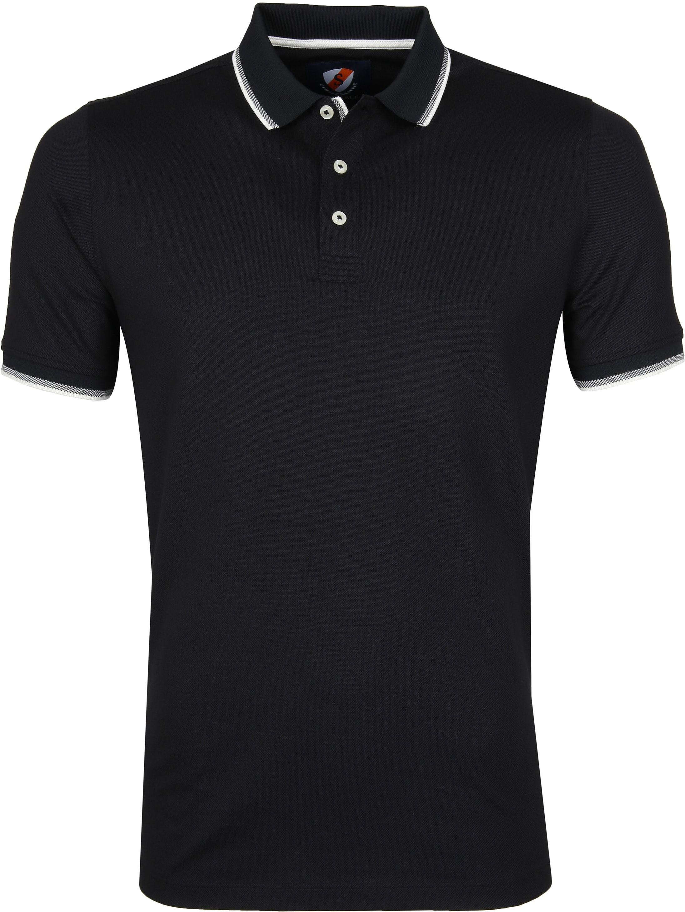 Suitable Poloshirt Stretch Black size XXL