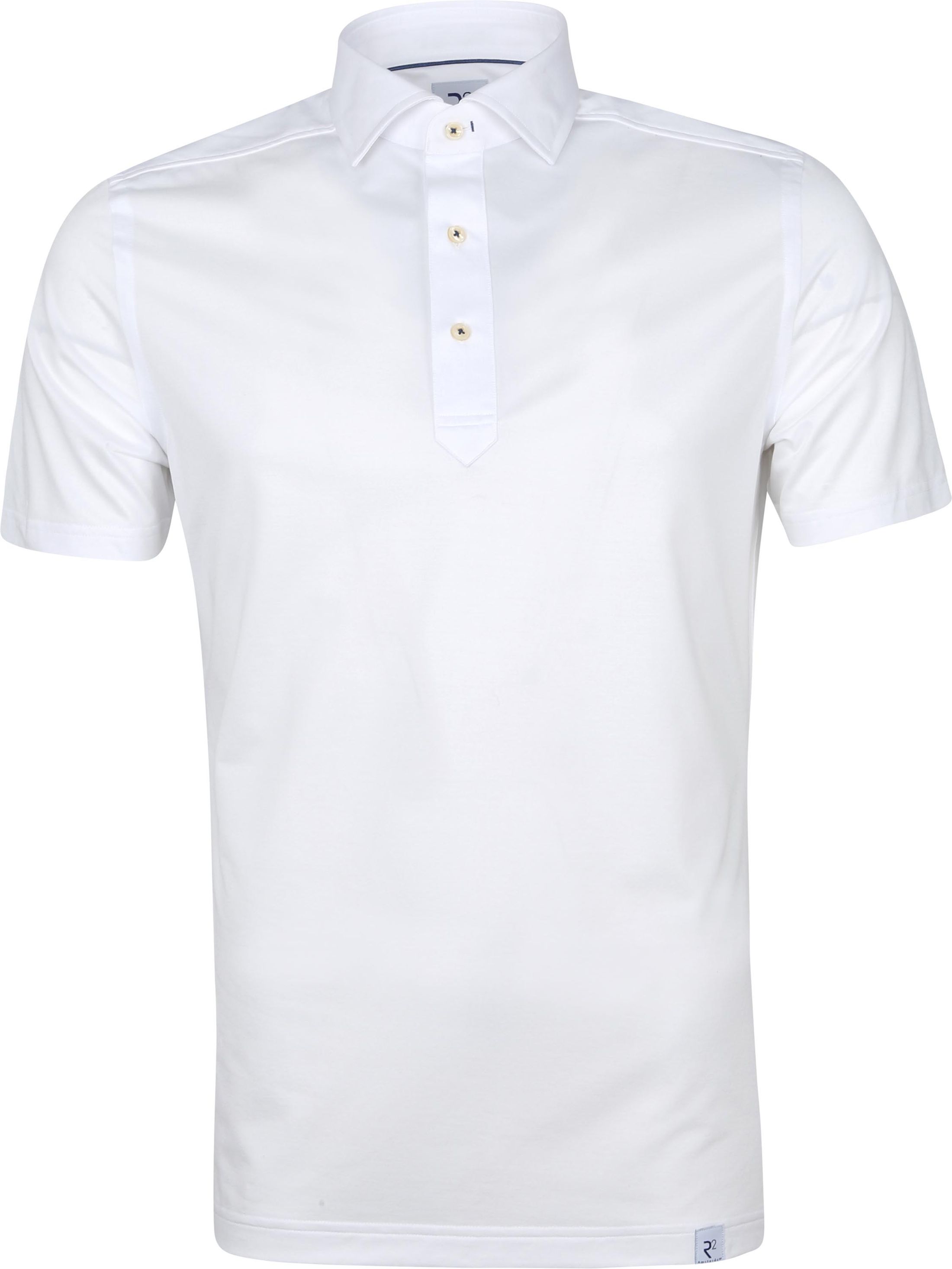R2 Polo Shirt 112 Pique White size L