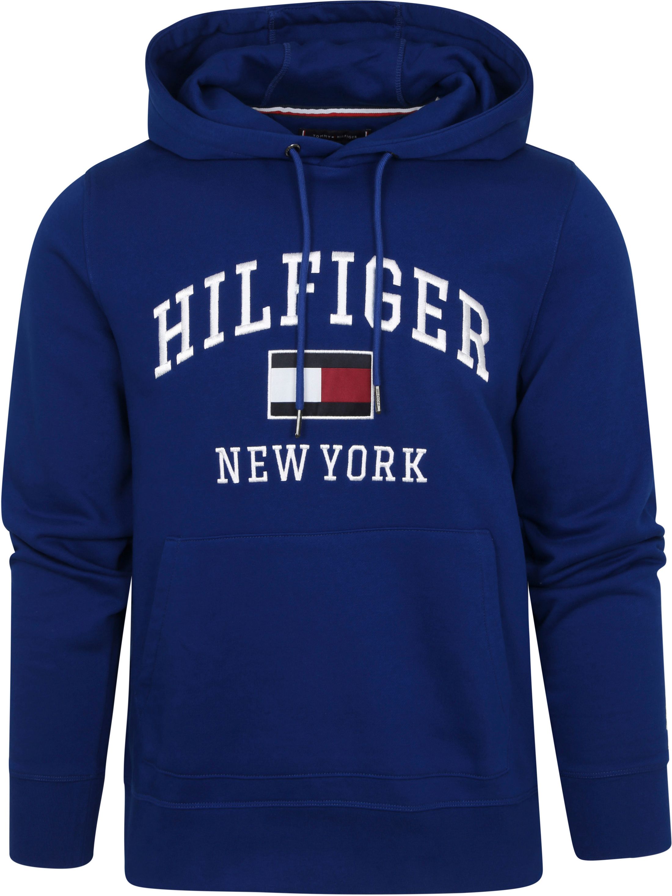 Tommy Hilfiger hoodie varsity cobalt dark blue blue size l