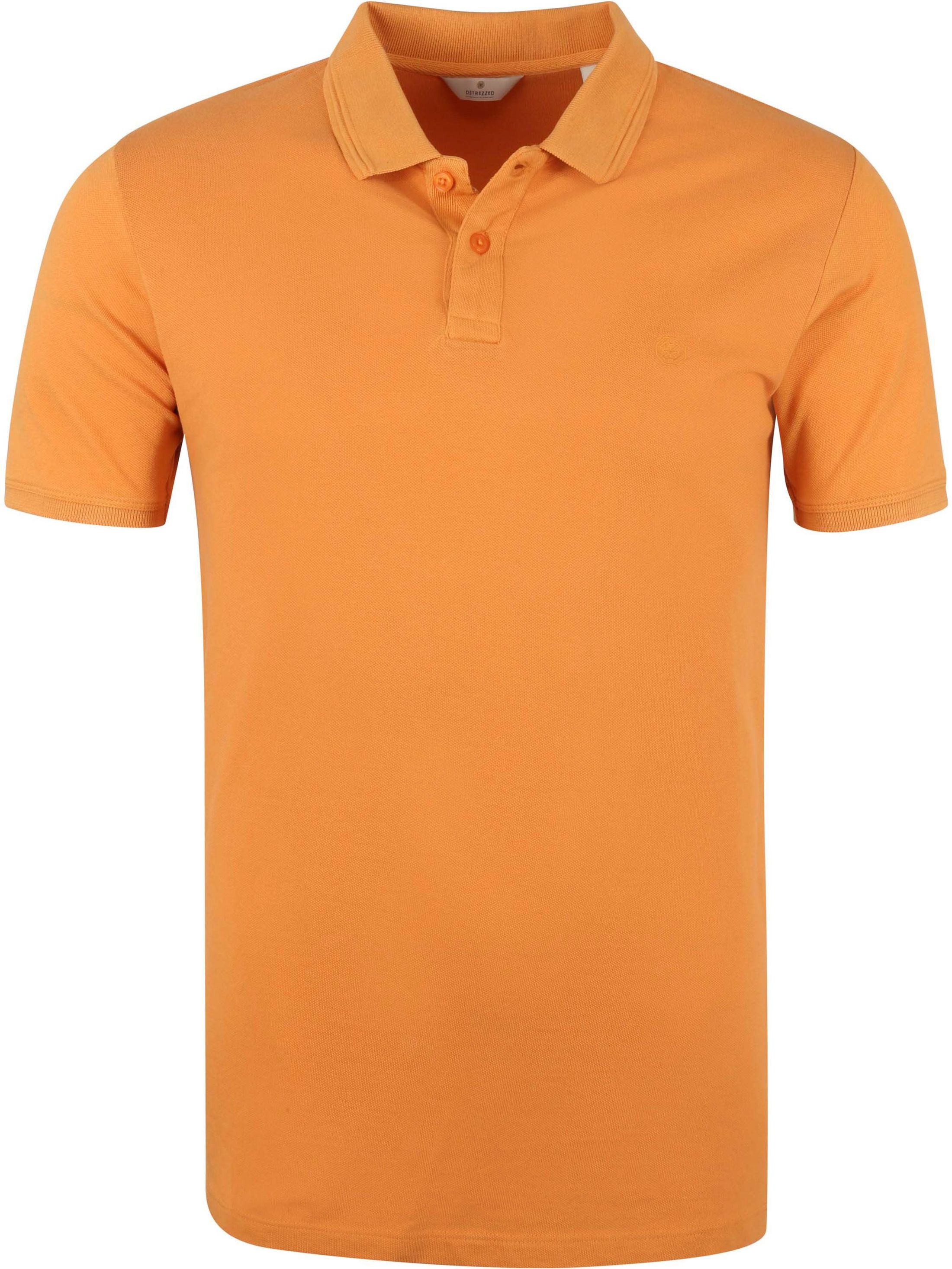 Dstrezzed Pique Polo Shirt Bowie Orange size L
