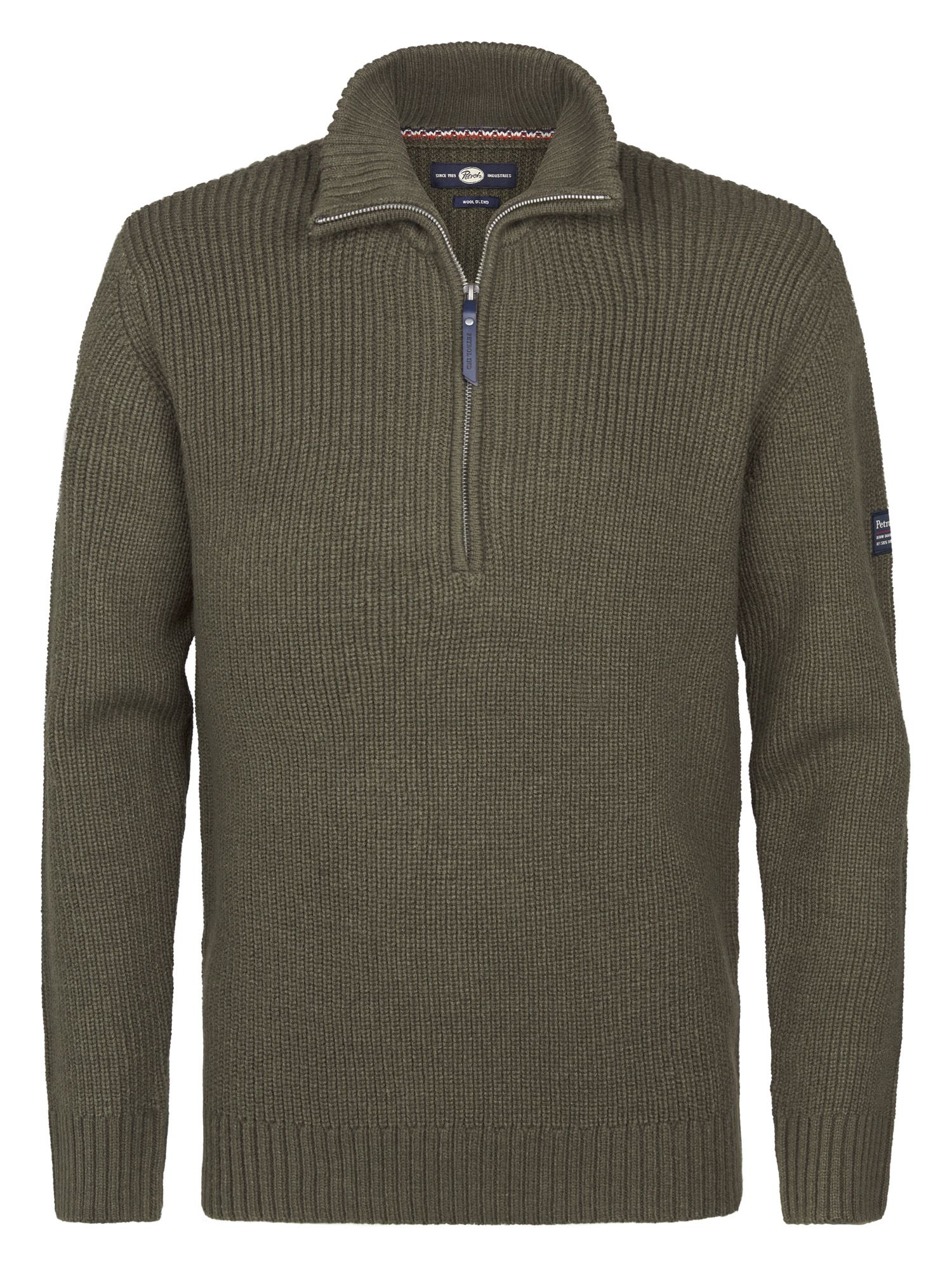 Petrol Half Zip Pullover Army Green order online | Suitable