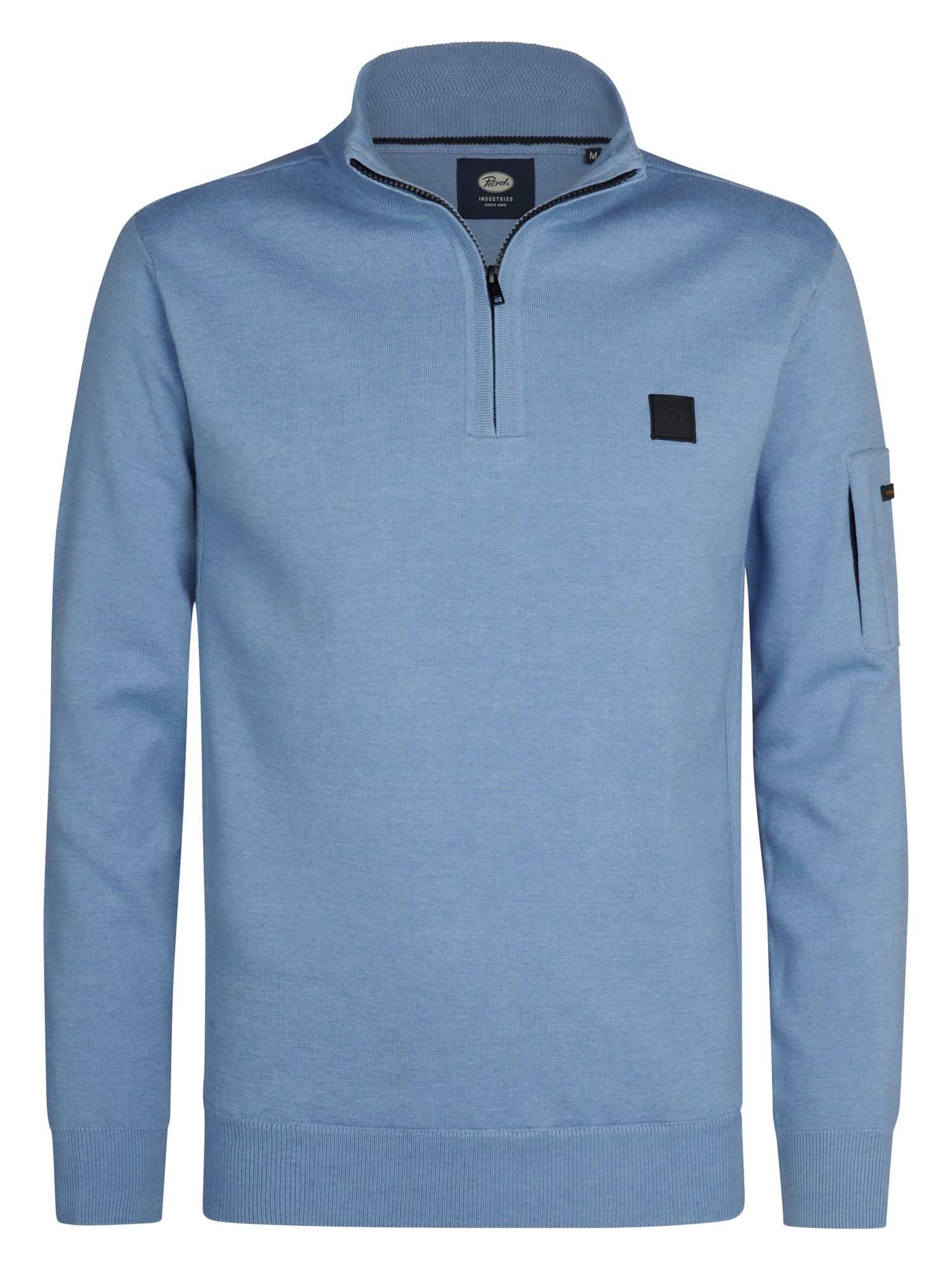 Petrol Half-Zip Sweater Aspen Blue order online | Suitable