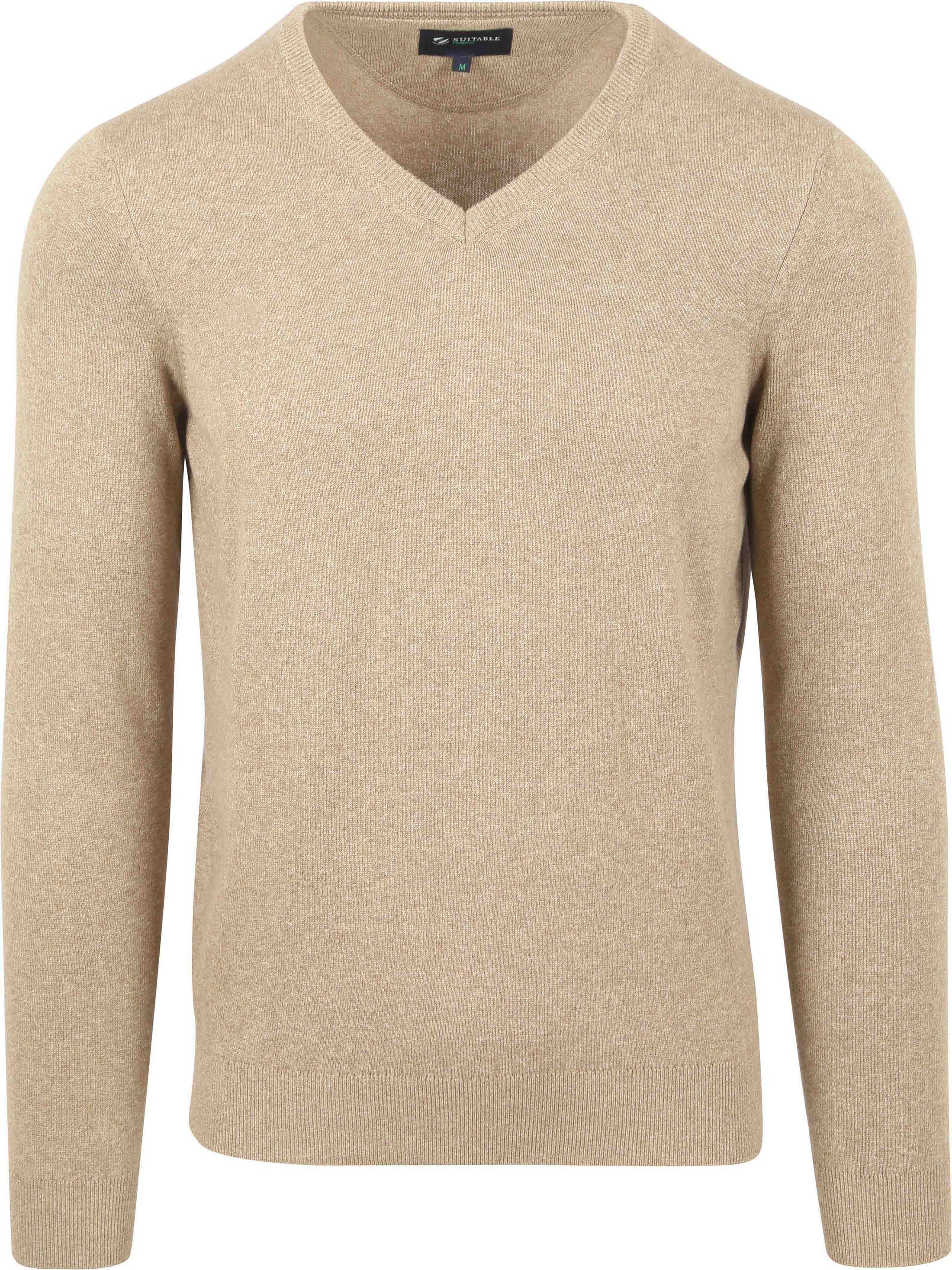 Suitable Respect Cotton Vinir Pullover Melange Sand RSP-24PUV-SA order online | Suitable