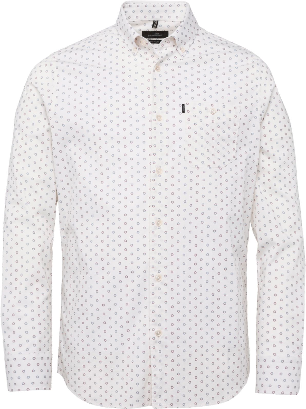 Vanguard Shirt Poplin Dots White size L