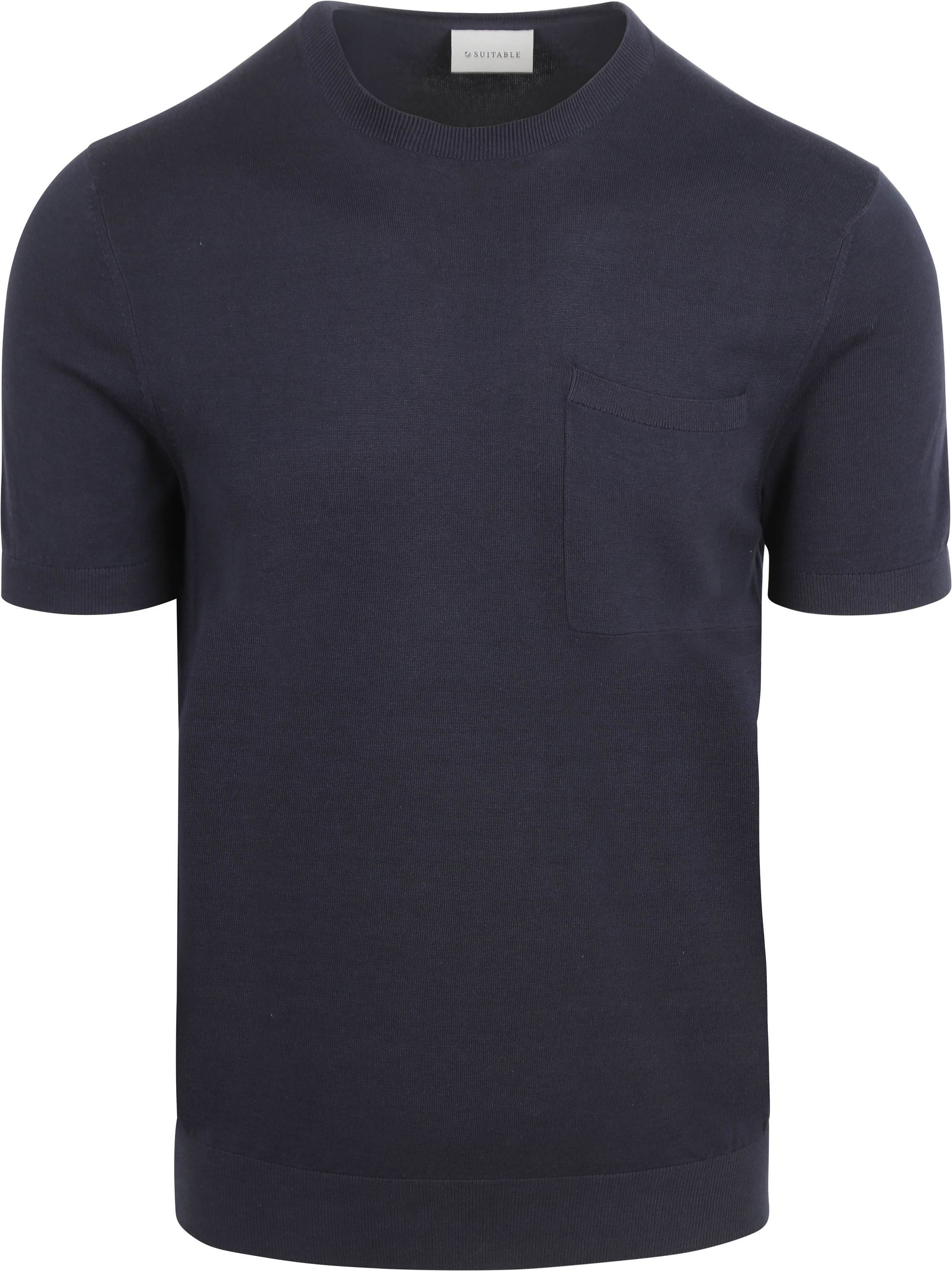 Suitable Knitted T-shirt Pocket Compact Marine TE-PO-CO-25.01 FCD 28099 navy commander en ligne | Suitable