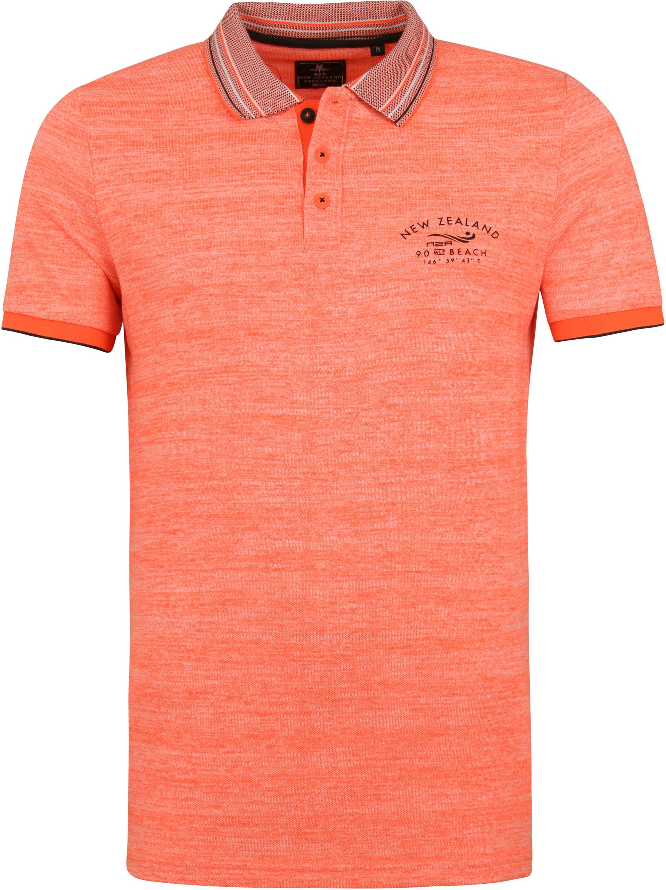 New Zealand Auckland - Nza polo shirt dobson peak orange size l