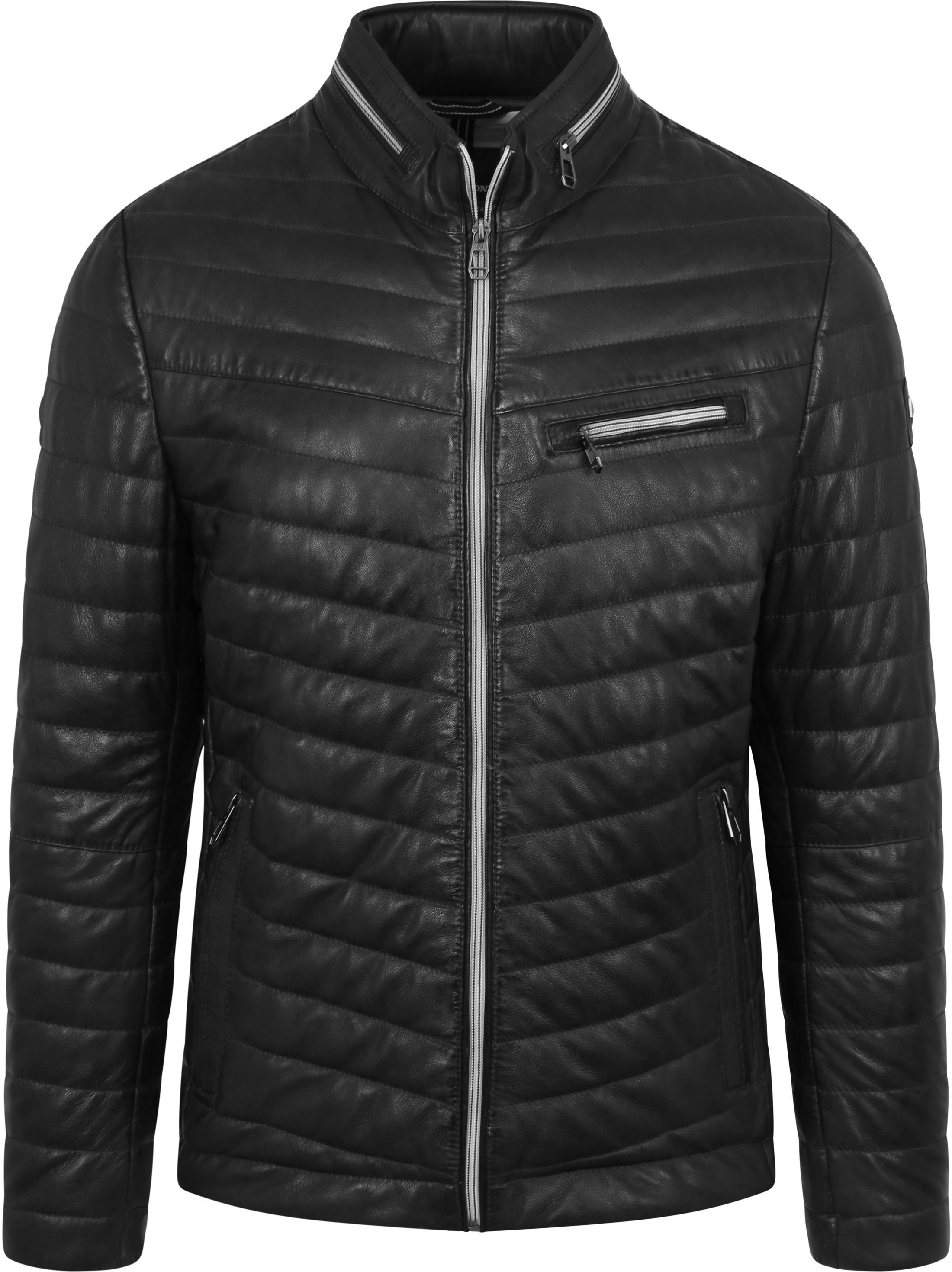 Milestone Damiano Leather Jacket Black size 44-R