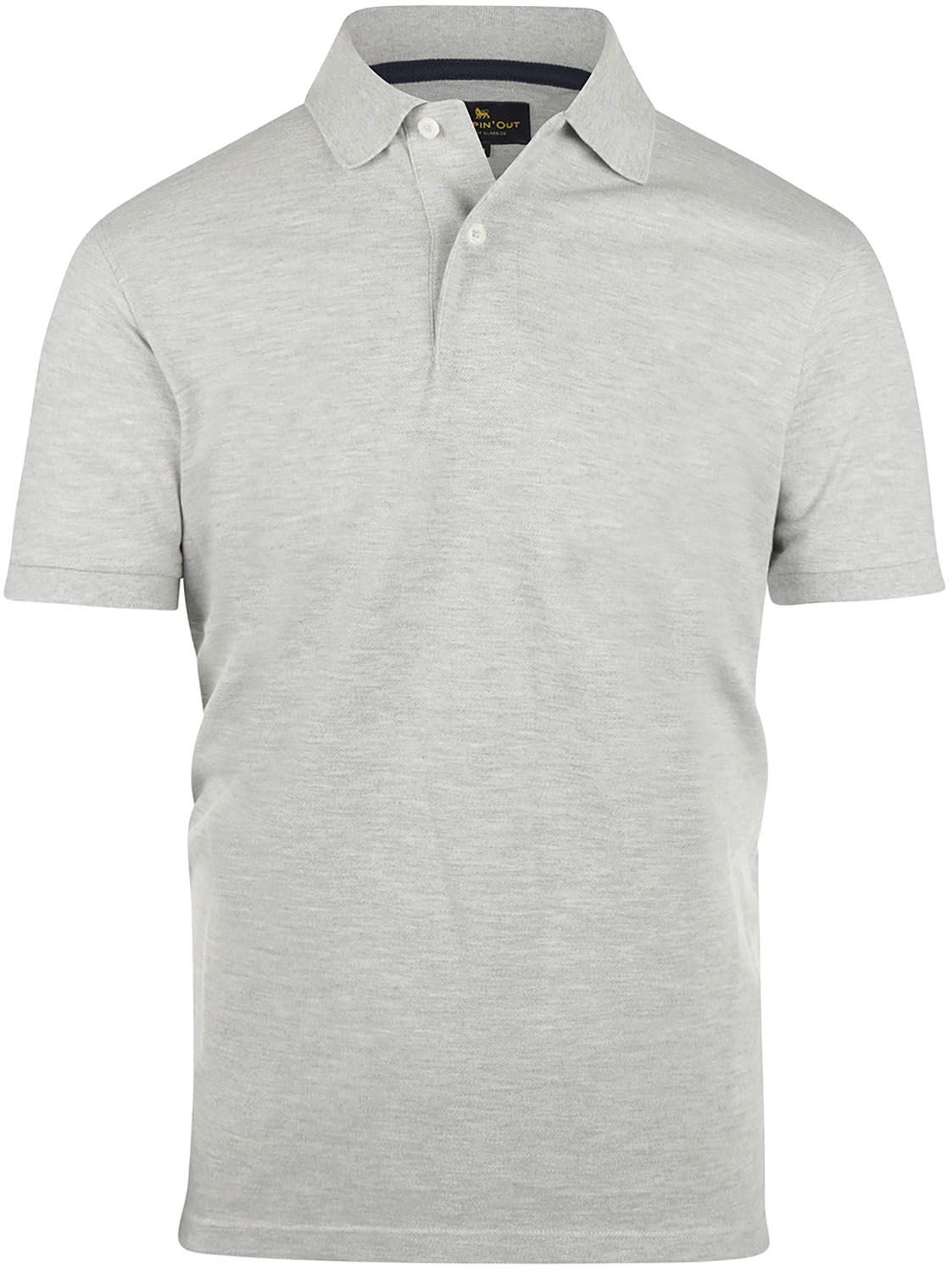 Steppin' Out Polo Shirt Piqué Classic Melange Grey order online | SM9001.0001-1202 | Suitable Norway