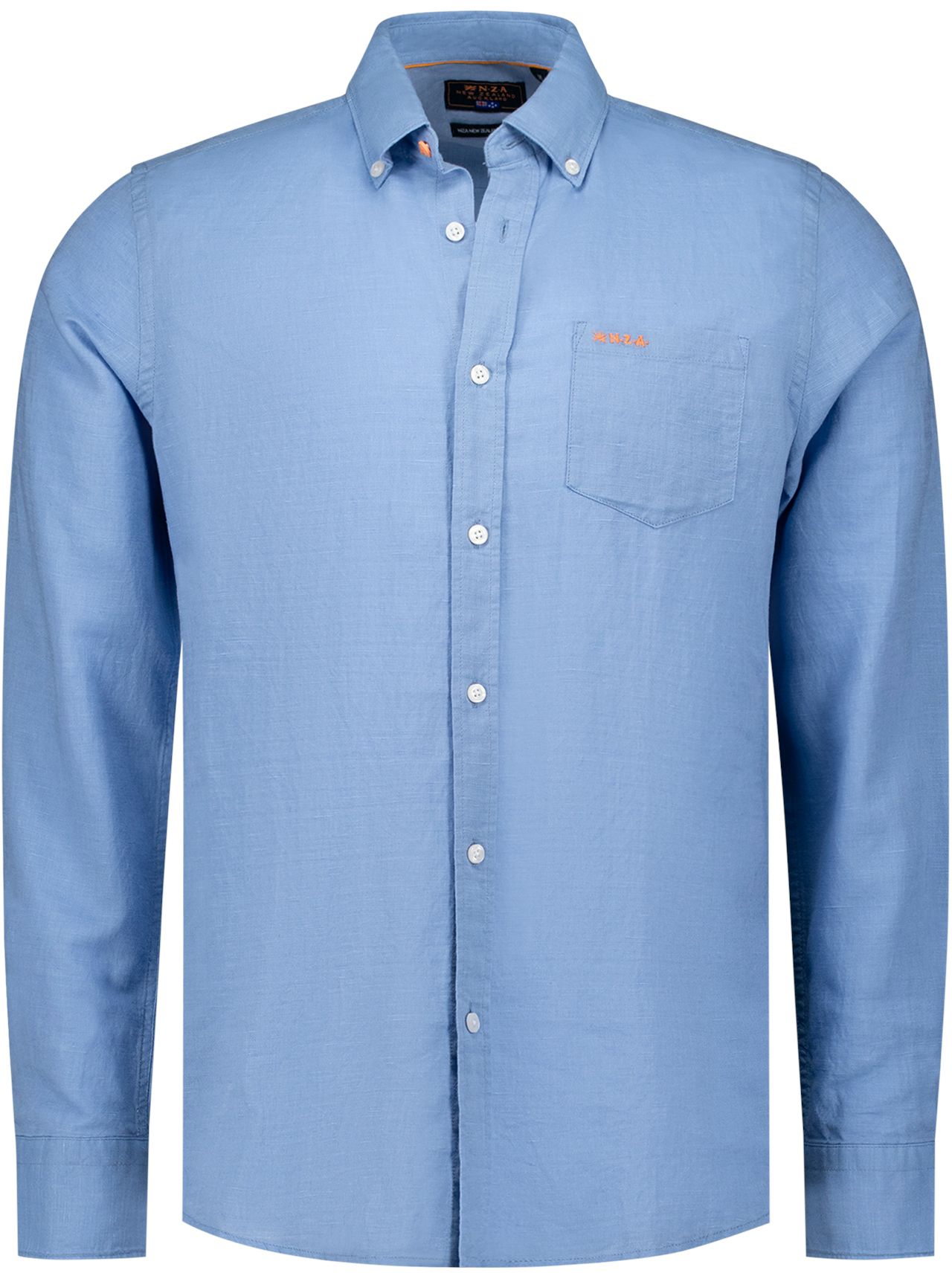NZA Shirt Clayton Linnen Blend Pacific Blue 25CN506-1679 kaufen | Suitable