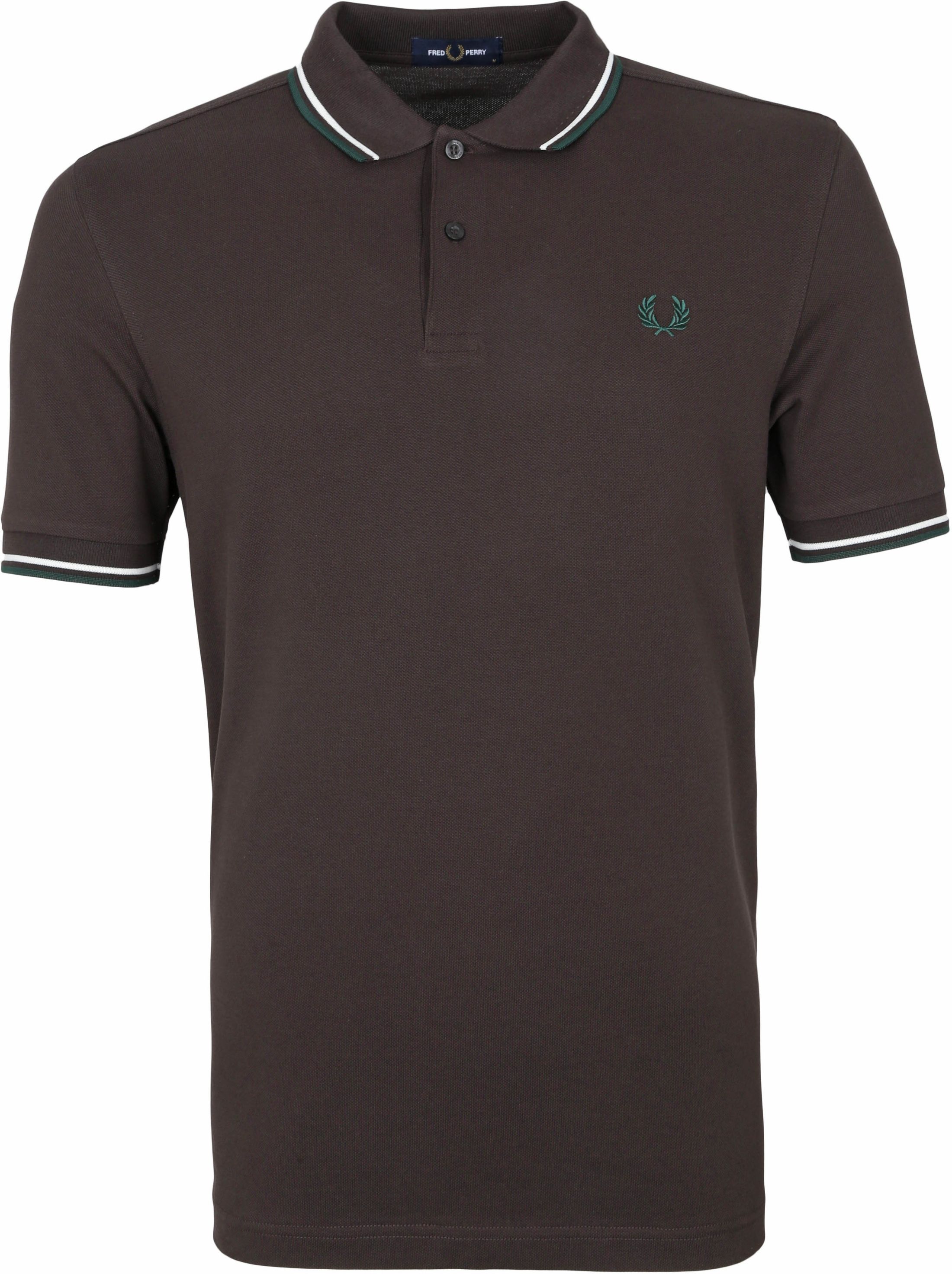 Fred Perry Polo Shirt M3600 Brown size M