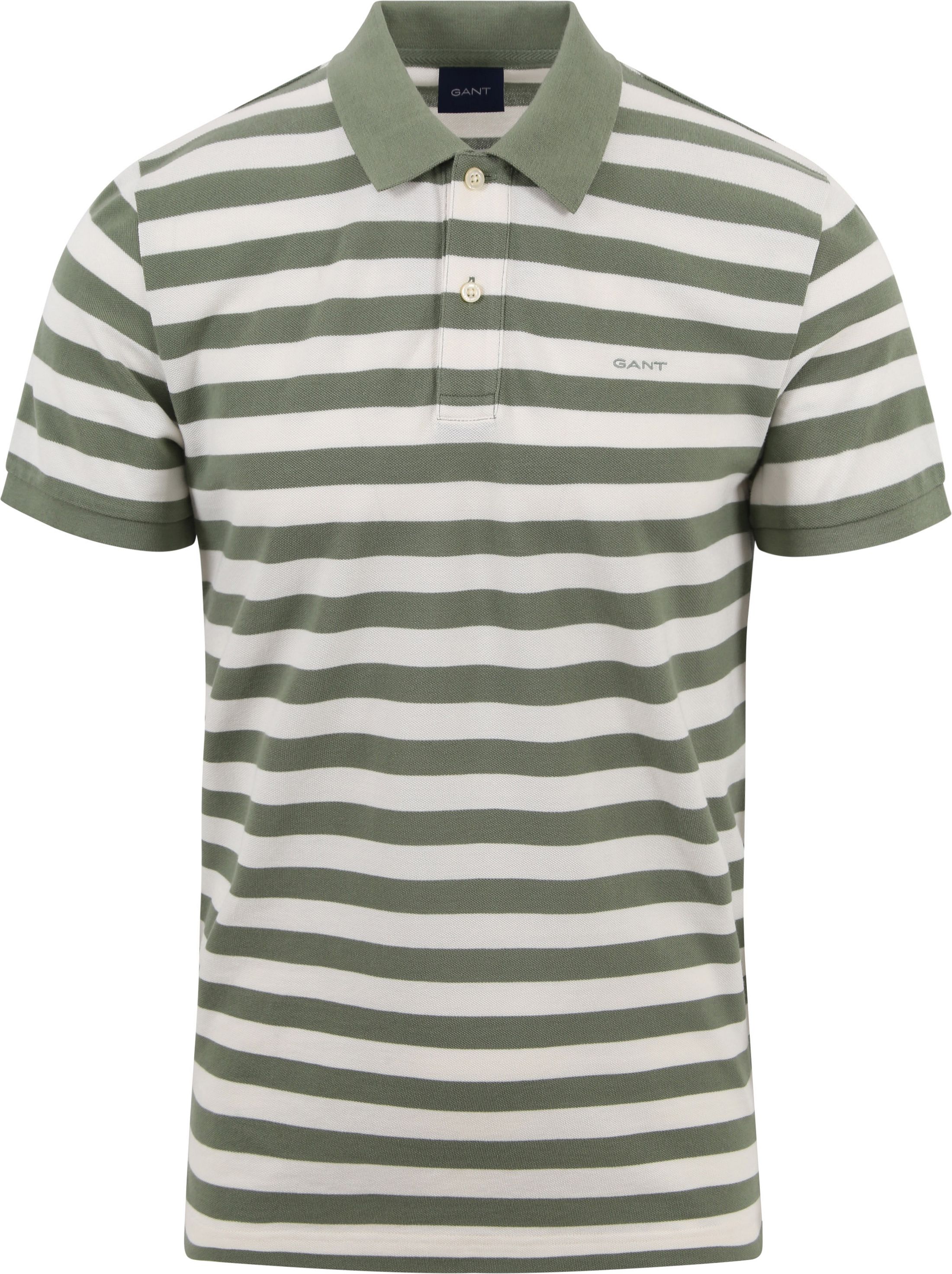 Gant Polo Shirt Stripes Green order online | 2062018-362 | Suitable Norway