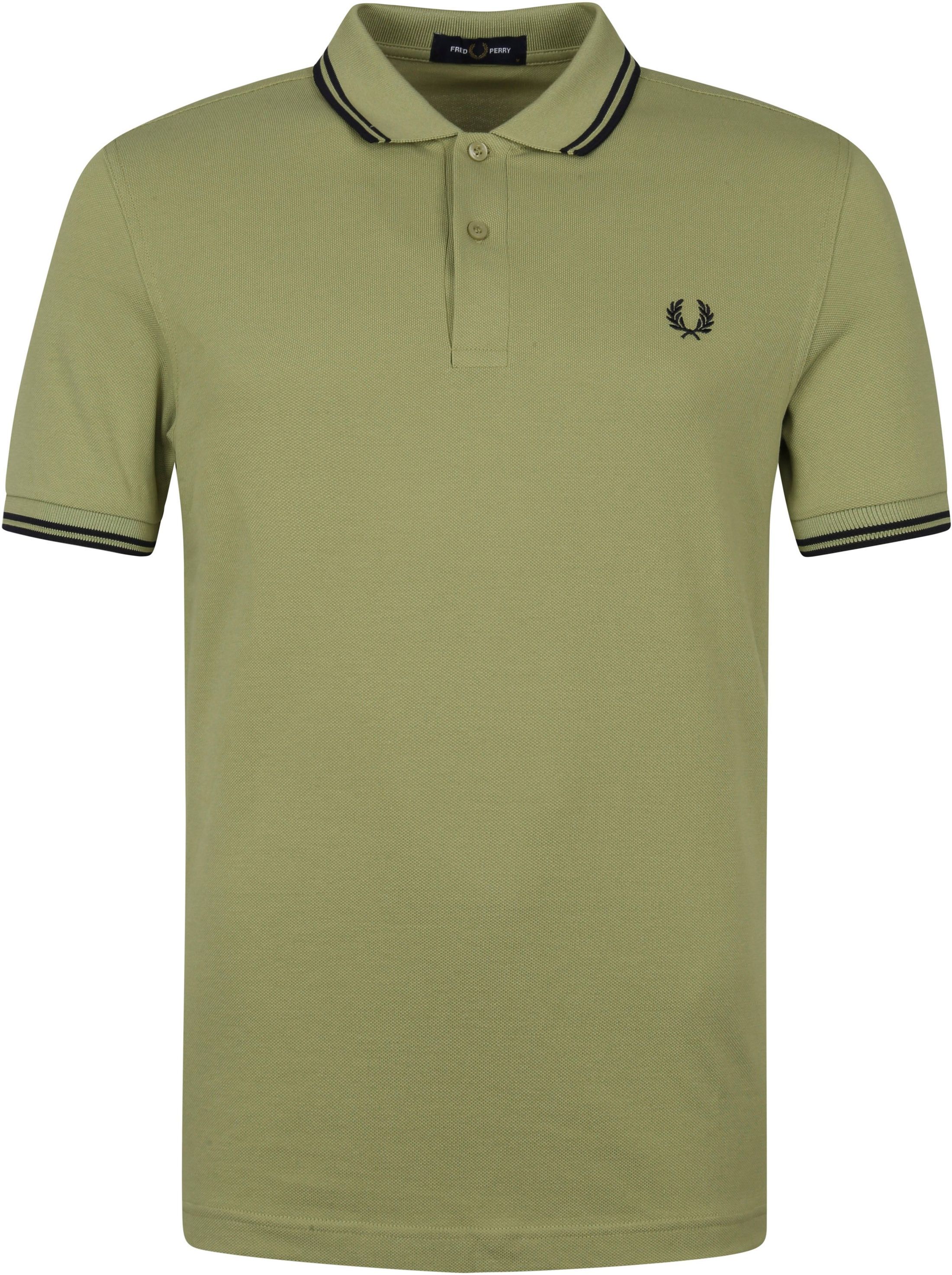 Fred Perry Polo M3600 Tipped Green size L