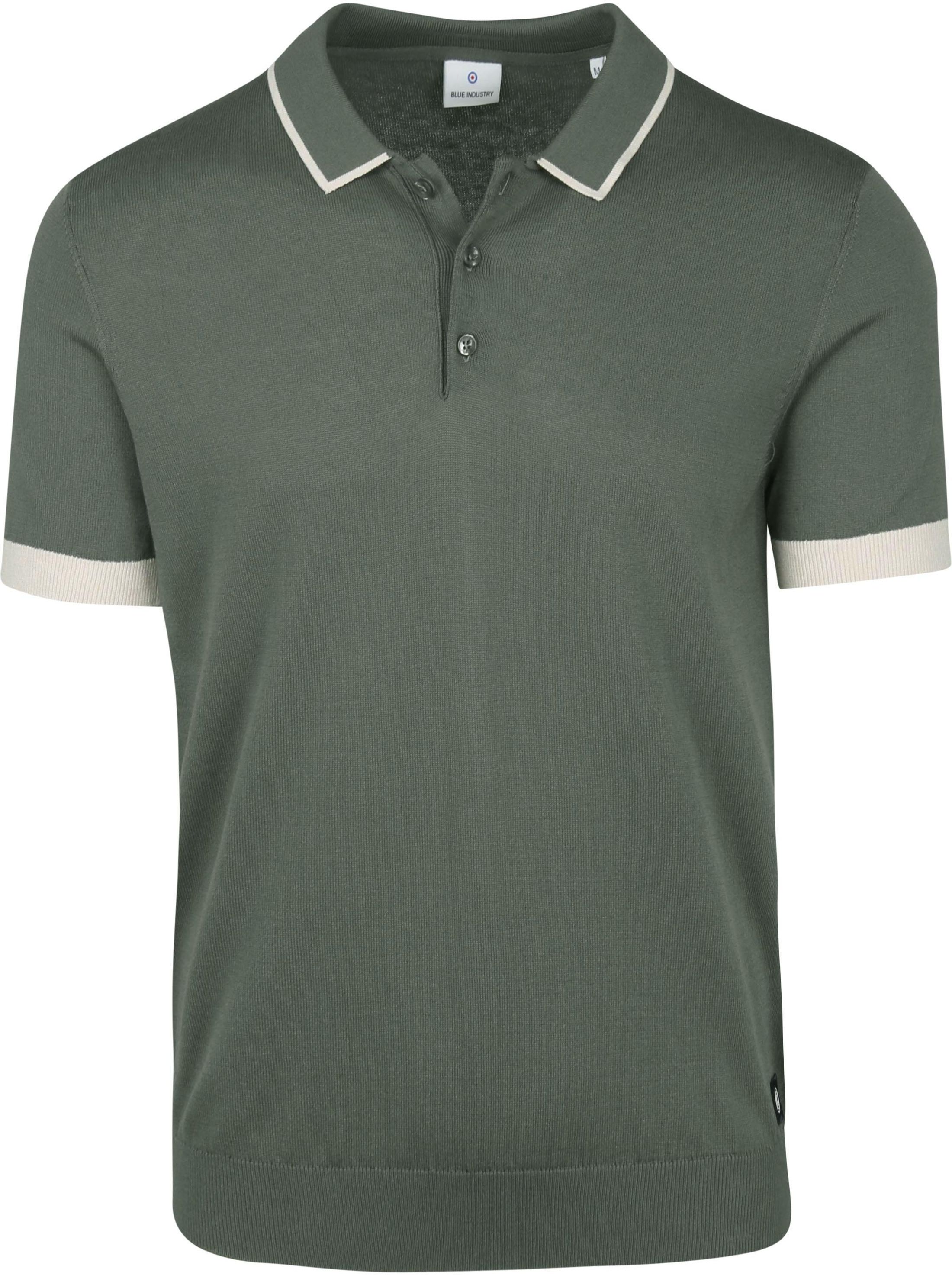 Blue Industry Polo Army Dark Green Green size L