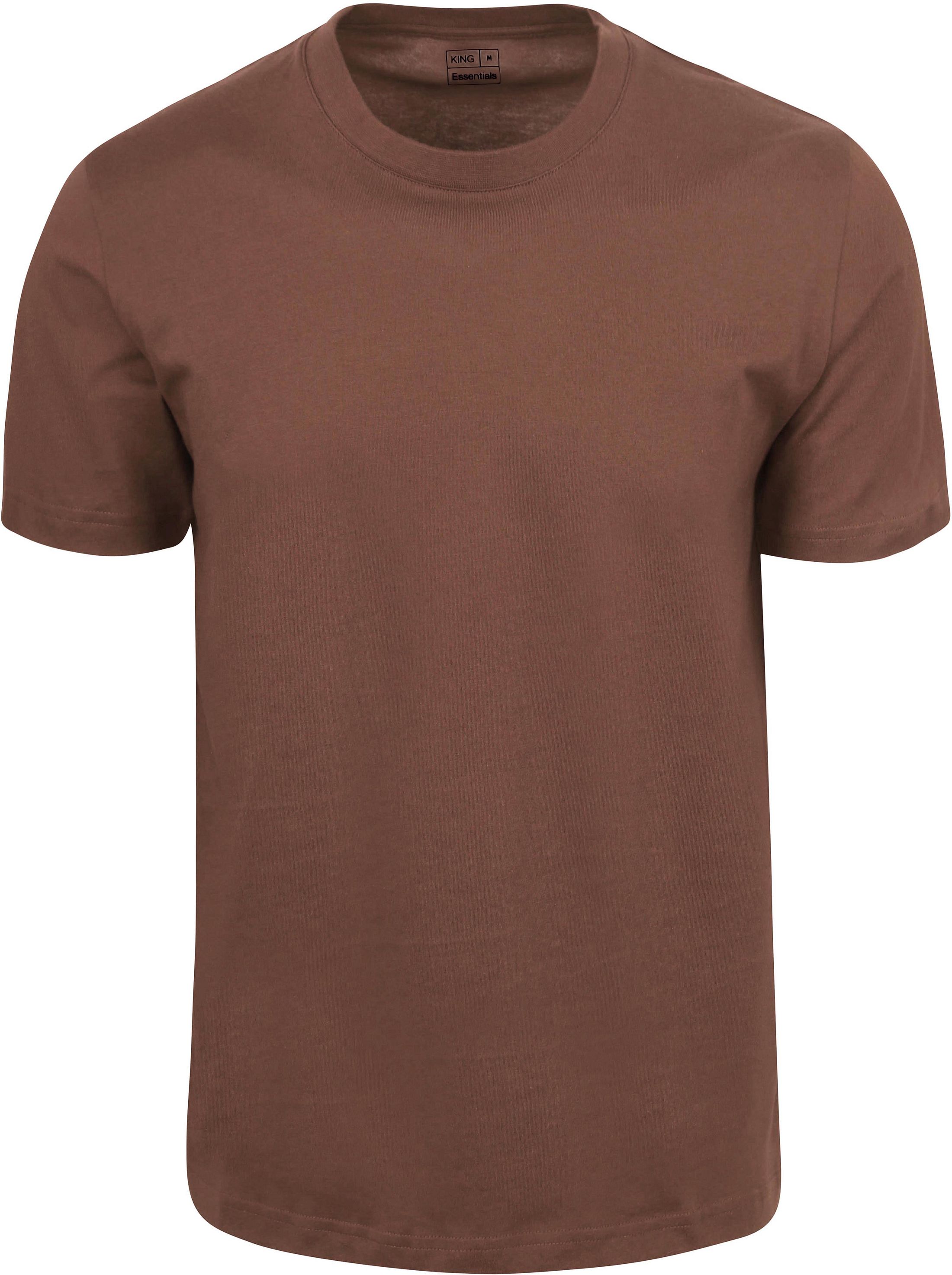 King Essentials The Steve T-Shirt Bruin KM111010001-N050T kopen | Suitable