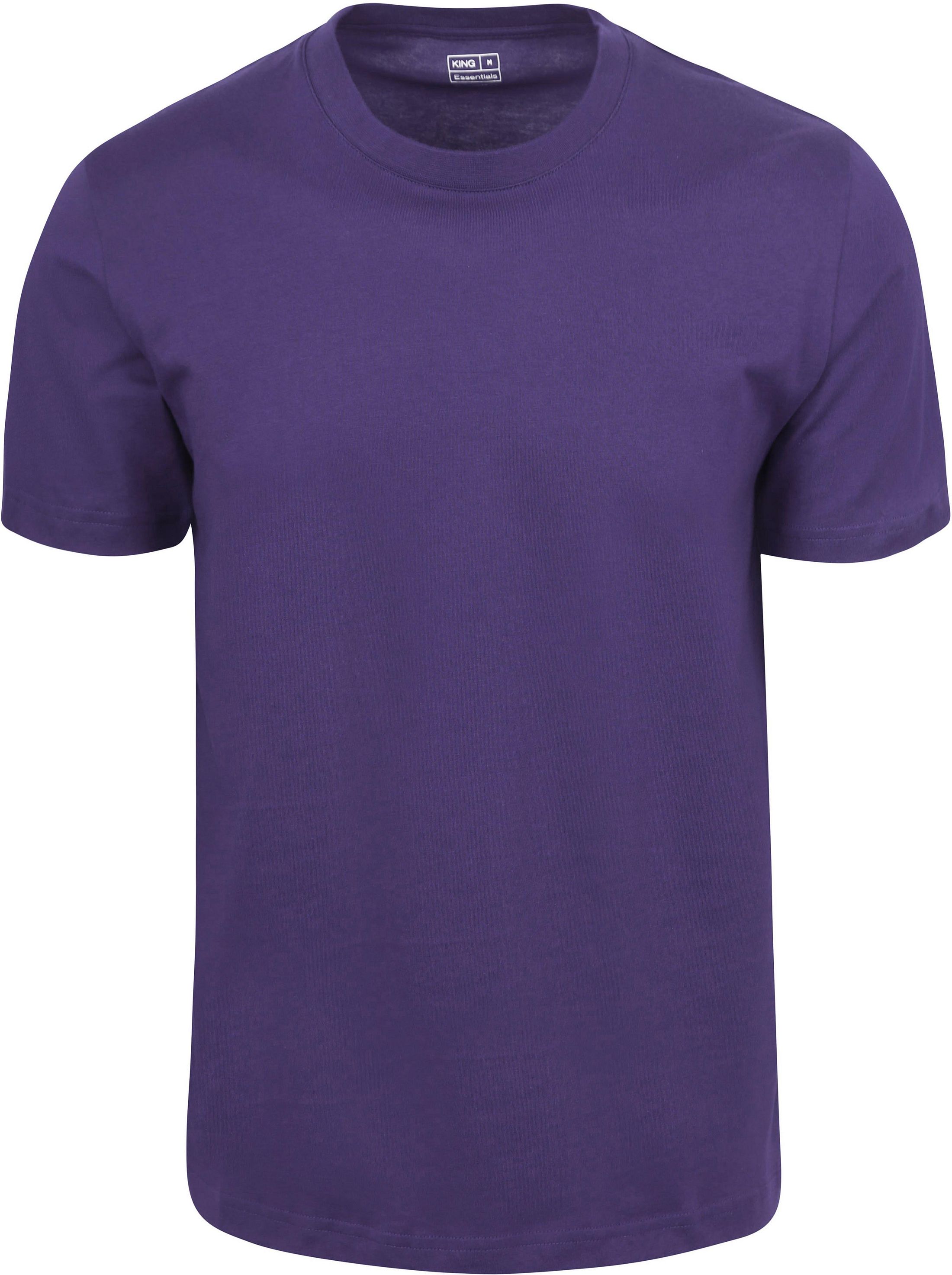 King Essentials The Steve T-Shirt Dunkellila KM111010001-P075T kaufen | Suitable