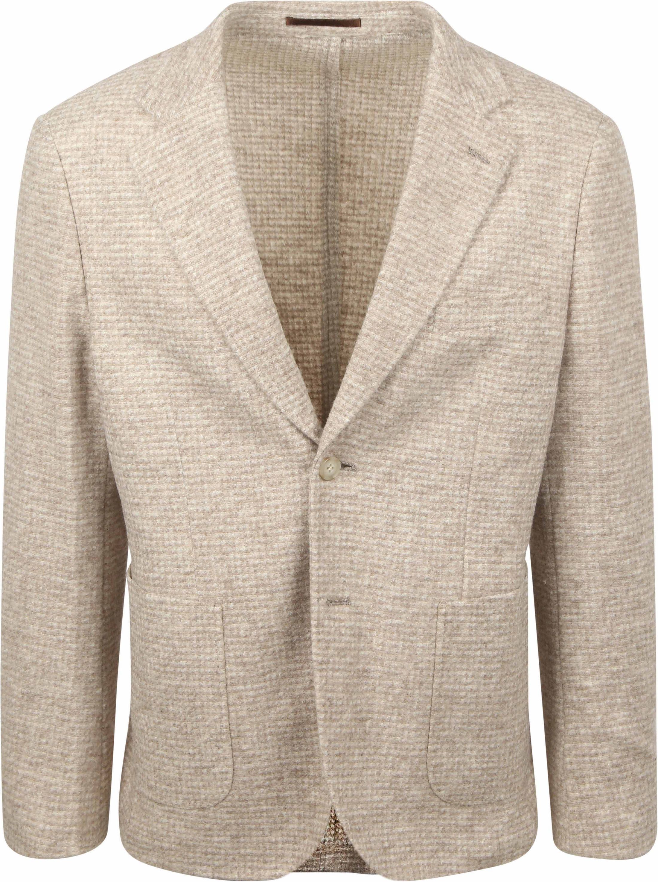 Suitable Knitted Blazer Unlined Beige BL-UNLINED-KNIT-STBL-25.01 beige order online | Suitable