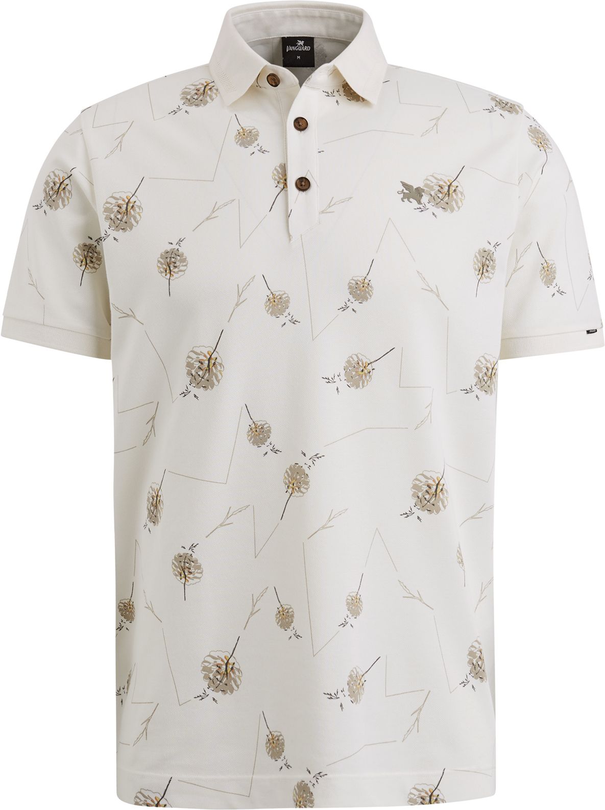 Vanguard Polo Shirt Print Ecru VPSS2403847-7007 order online | Suitable