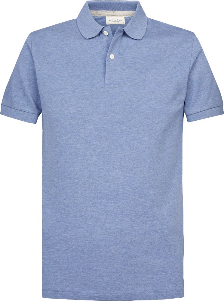 Profuomo Piqué Poloshirt Bleu commander en ligne | PPWD10019O-M | Suitable Luxembourg