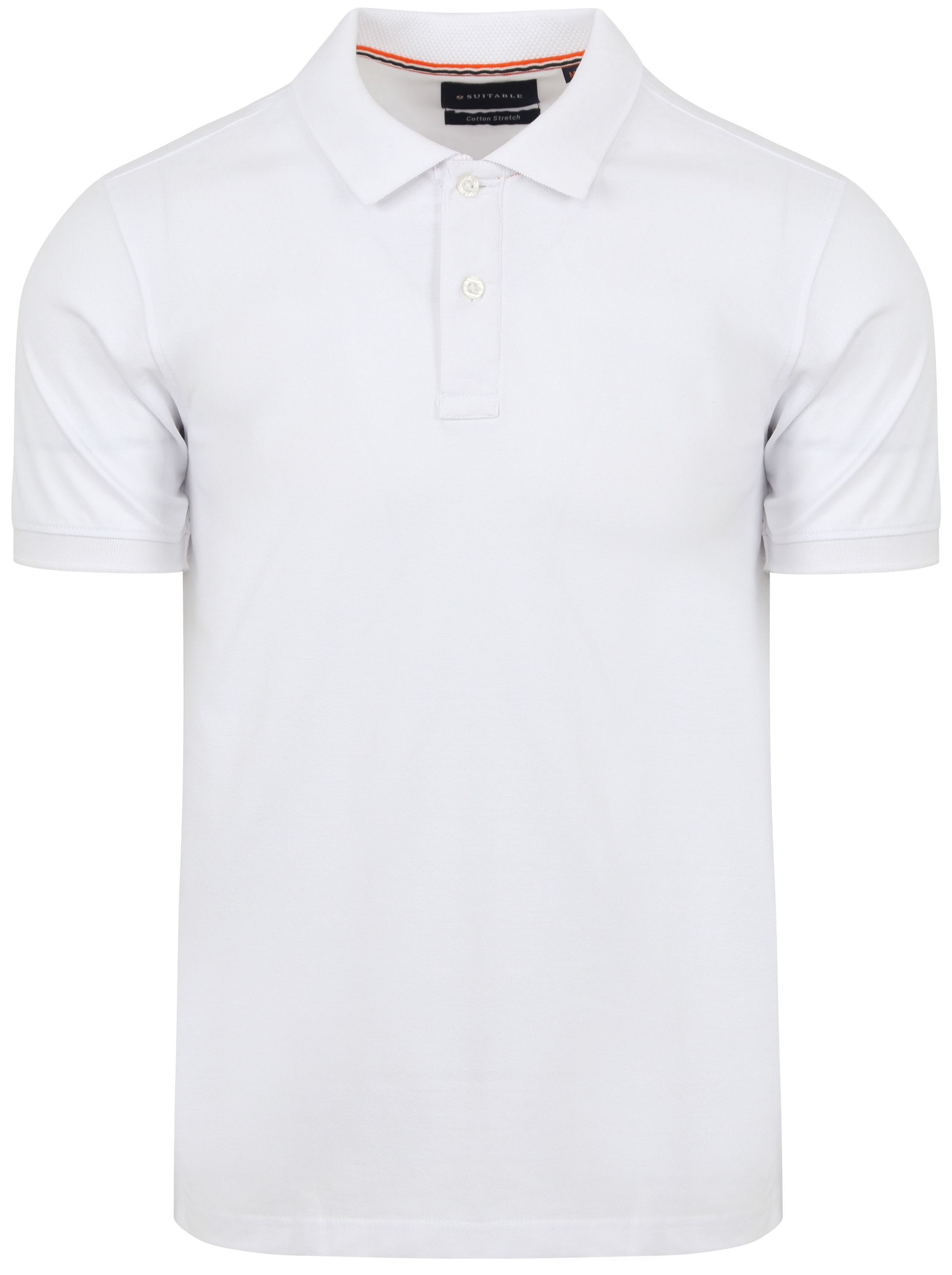 Suitable Cas Poloshirt Weiß kaufen | PO-PIQ-STR-24.04 | Suitable