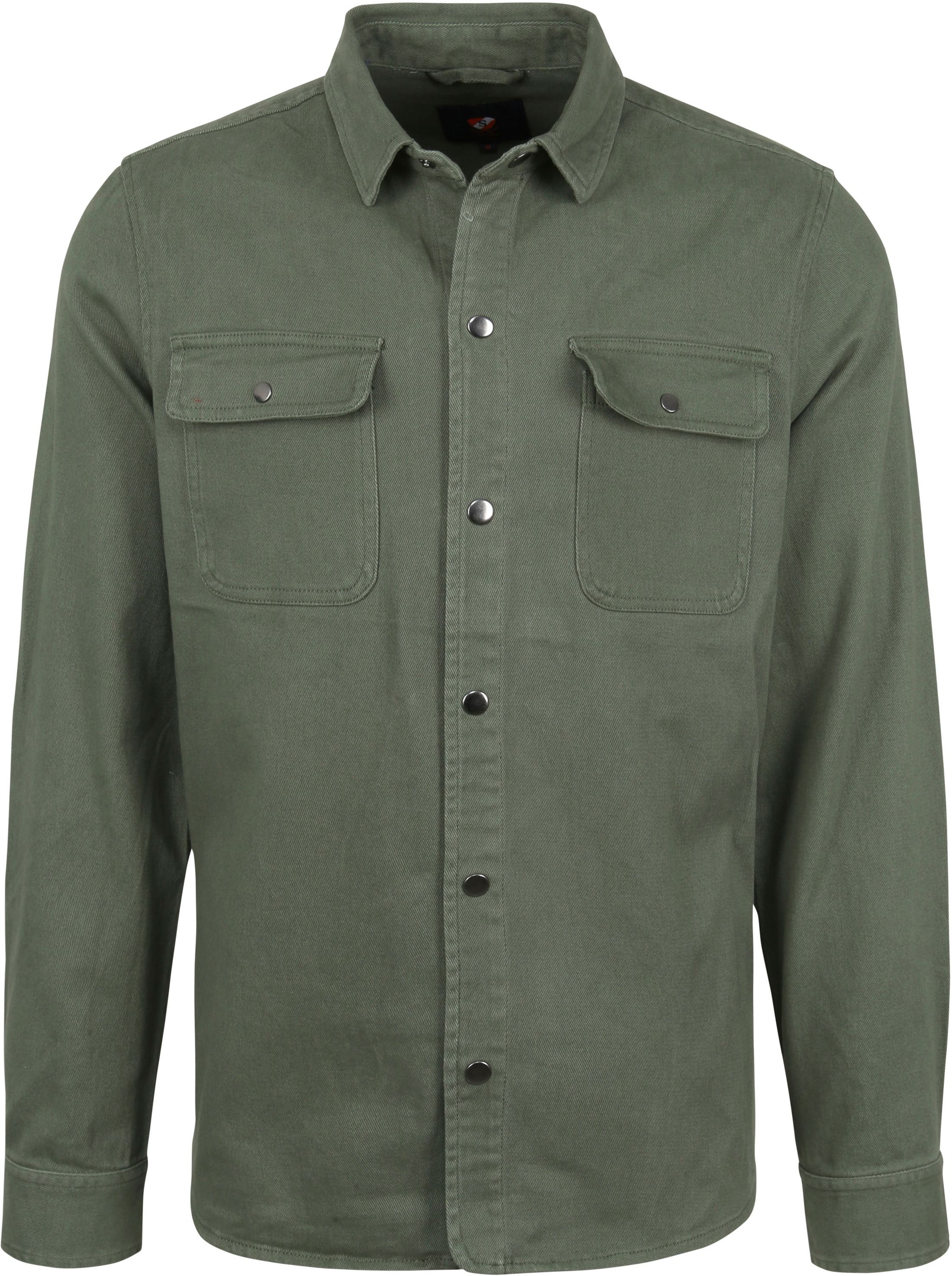 Suitable Salt Shirt Dark Green Green size L