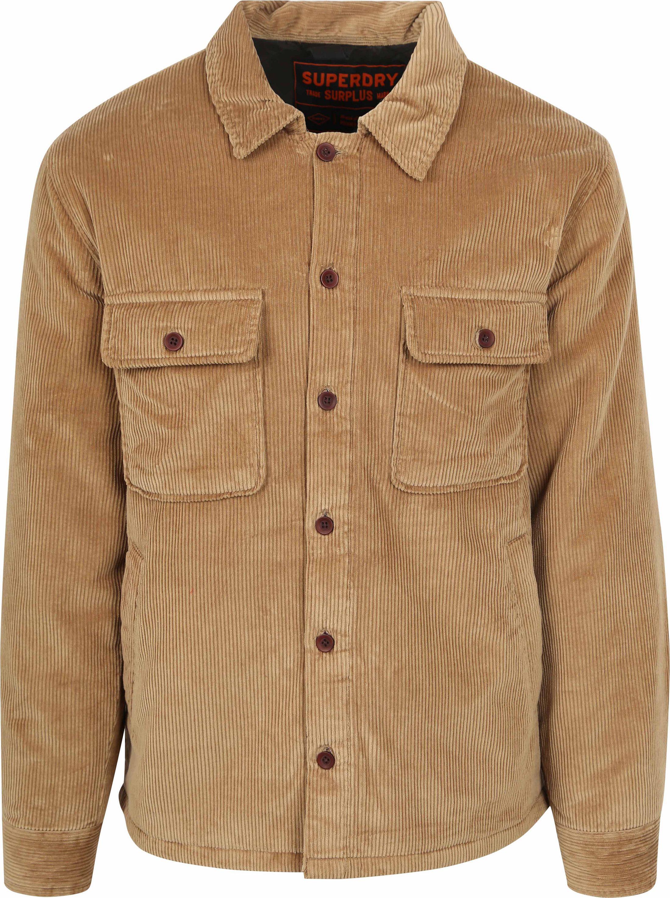 Superdry Overshirt Corduroy Brown order online M4010903A-9CK