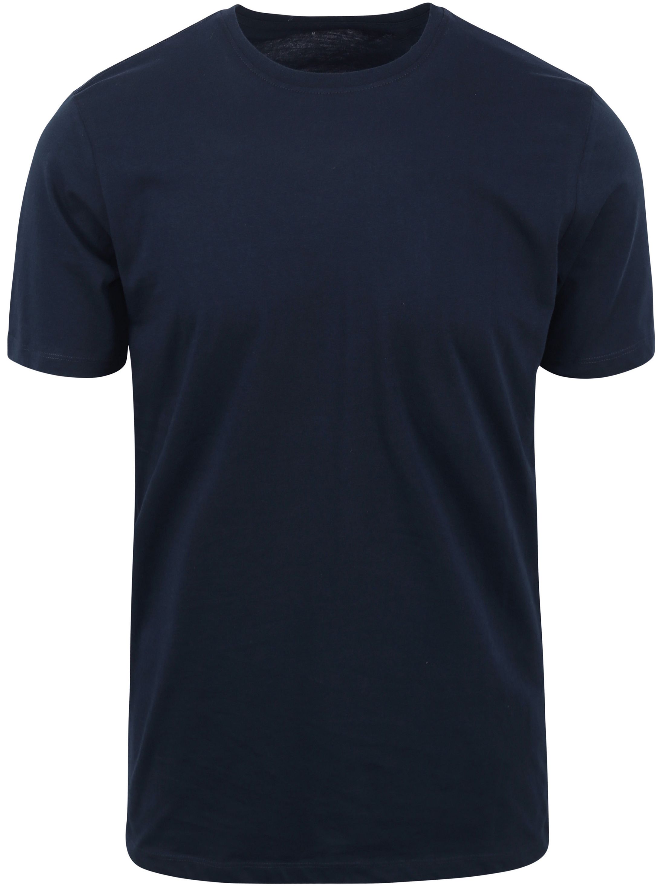 KnowledgeCotton Apparel T-shirt Dark Blue order online | 1010113 | Suitable Greece