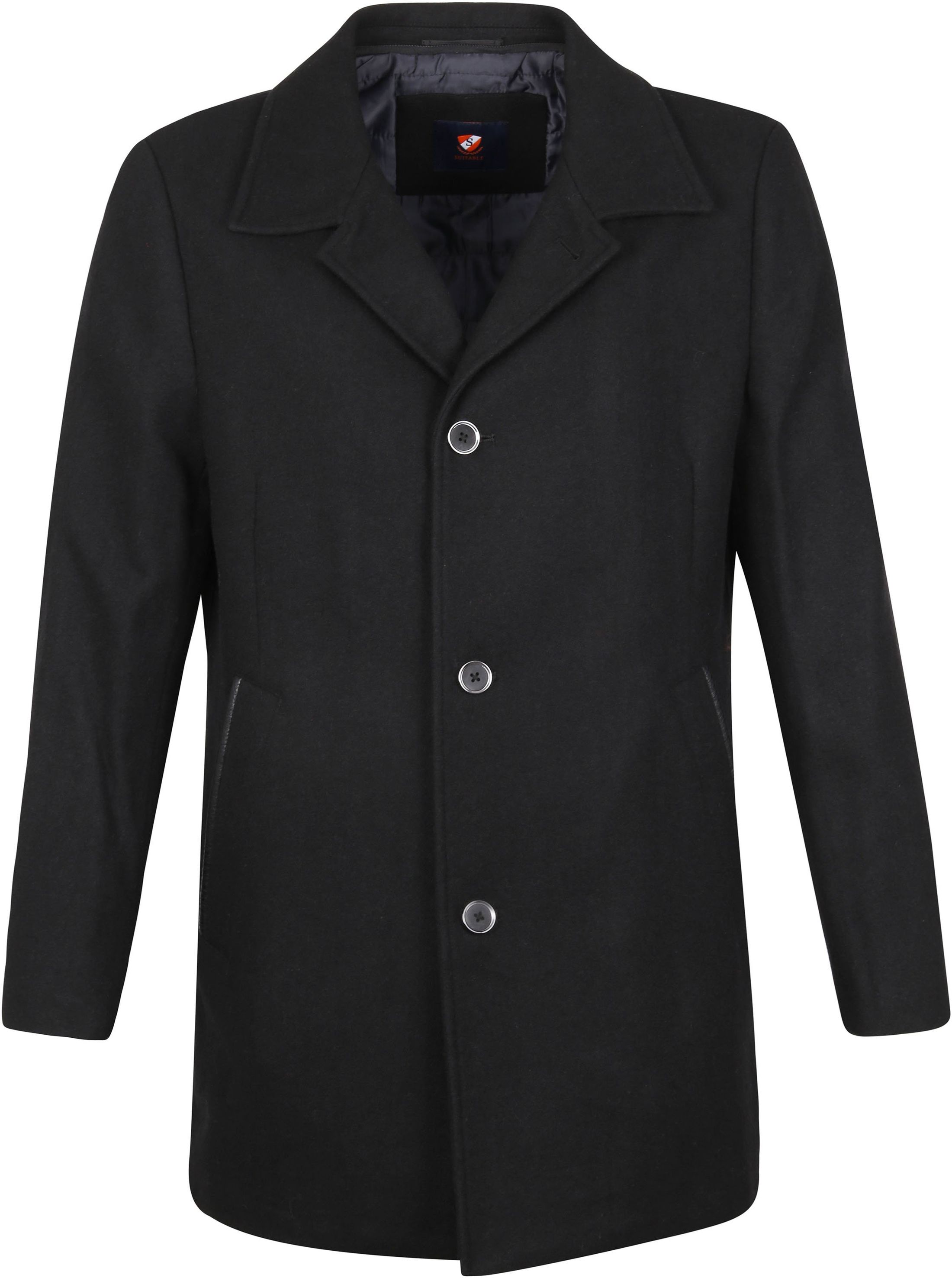 Suitable Geke Coat Uni Black size 42-R