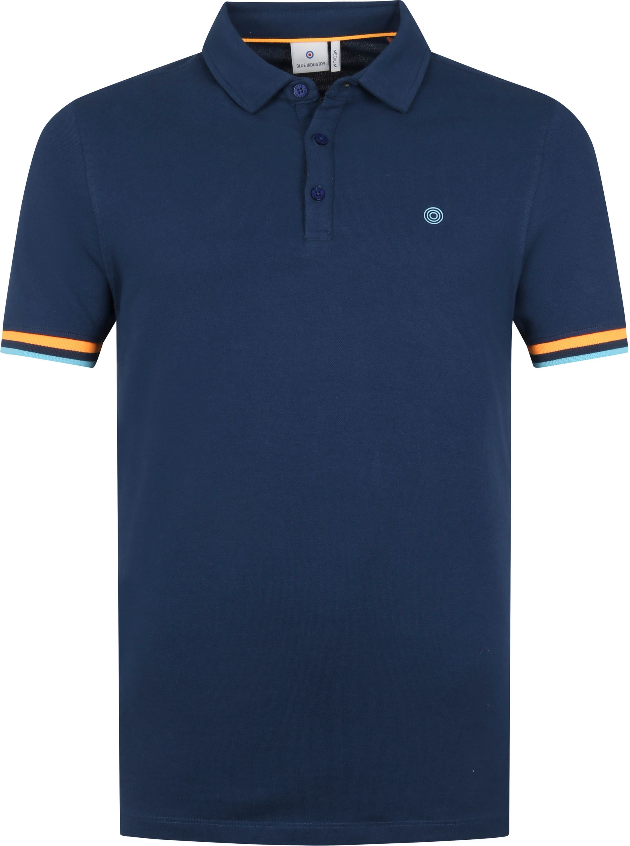 Industry Polo Shirt M80 Dark Blue Dark Blue size L