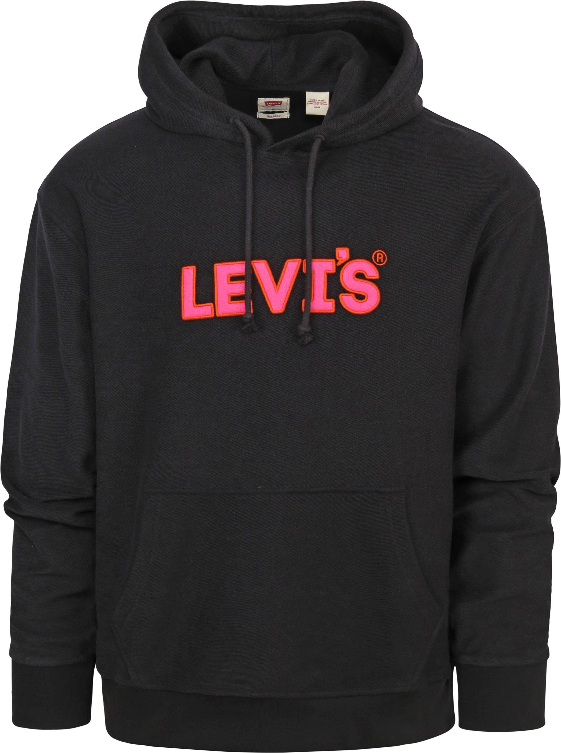 Levi's Hoodie Relaxed Black size XL