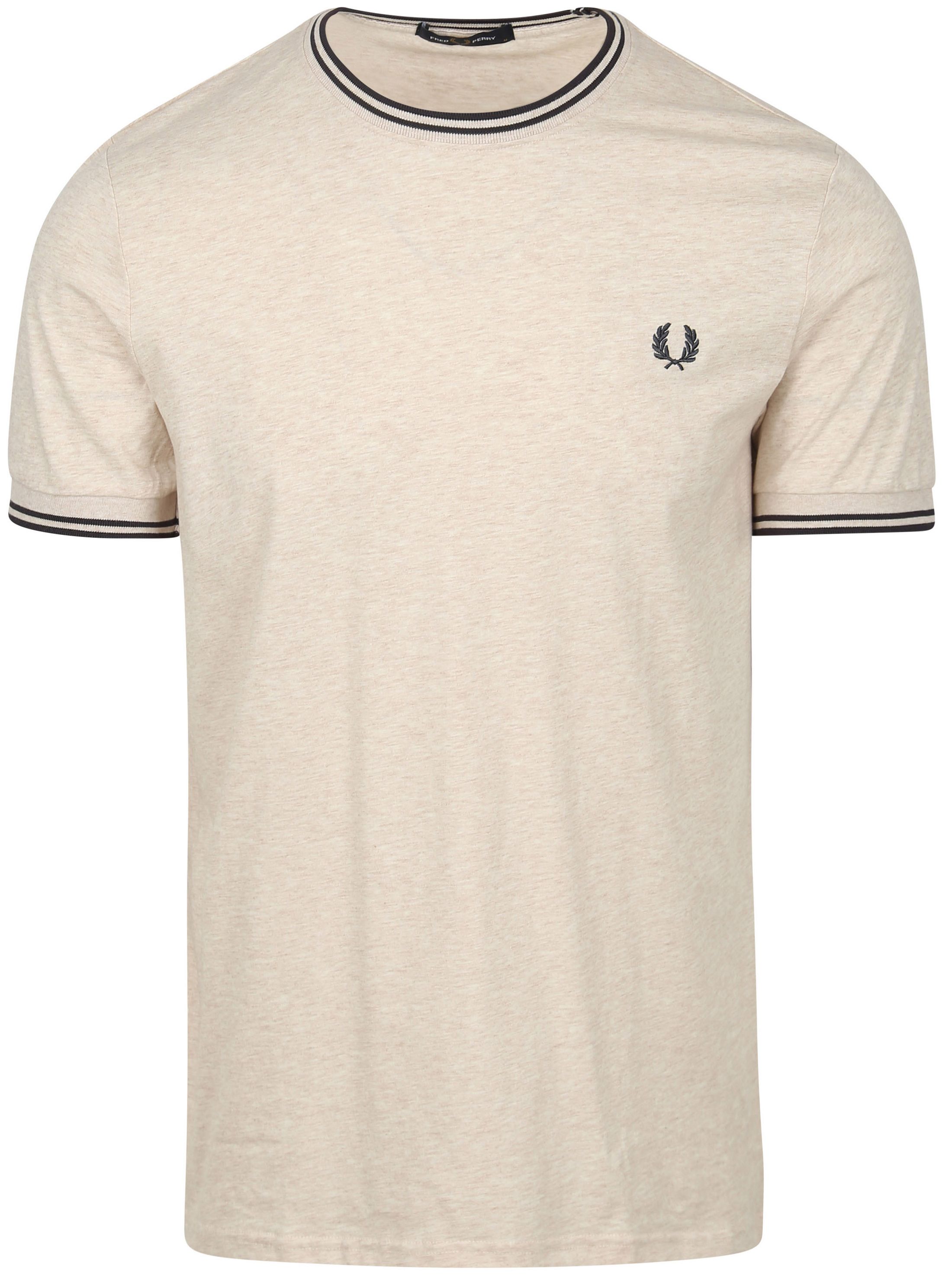 Fred Perry T-Shirt M1588 Greige W50 M1588-W50 kopen | Suitable