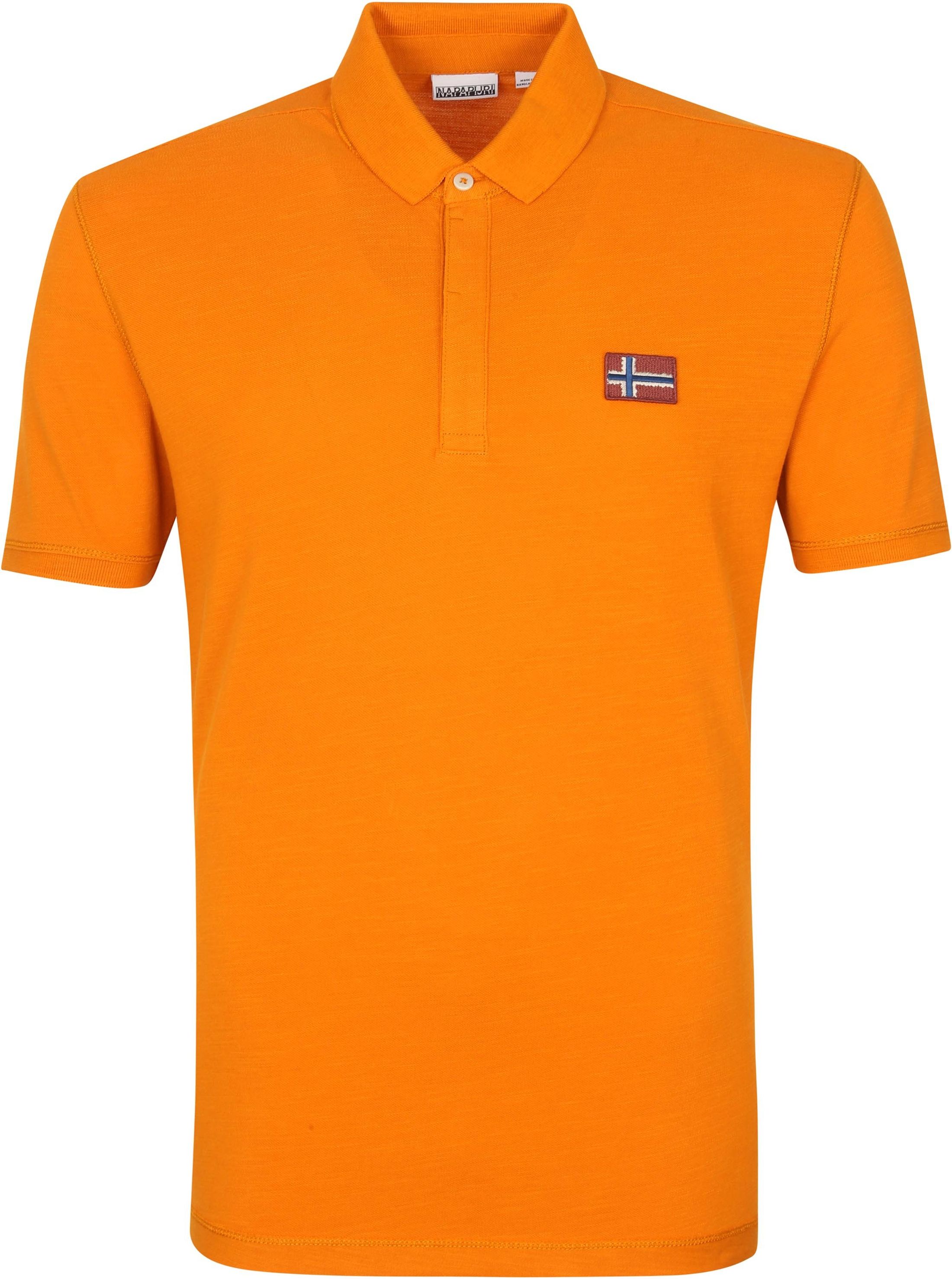 Napapijri Polo Shirt Ebea Orange size L