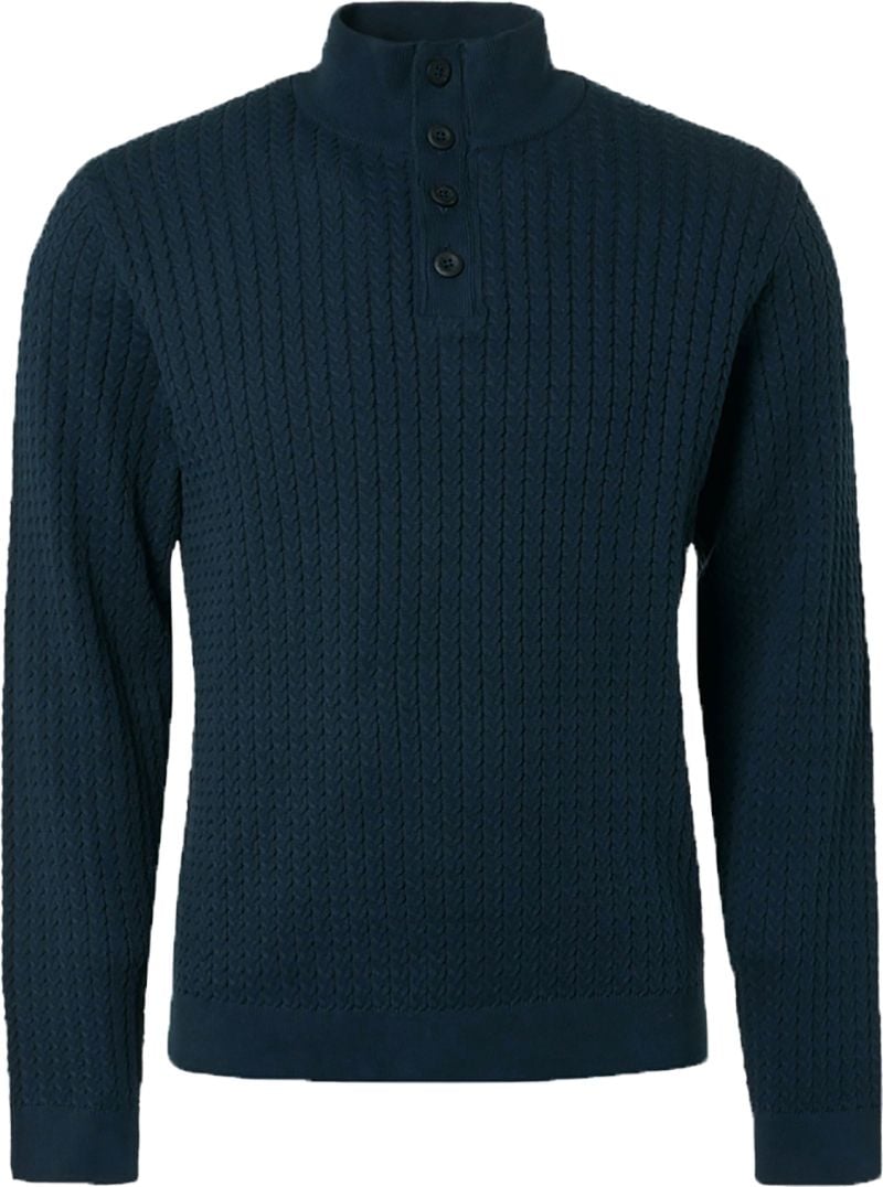 No Excess Mocker Pullover Navy  order online | 21230924-078 | Suitable Spain