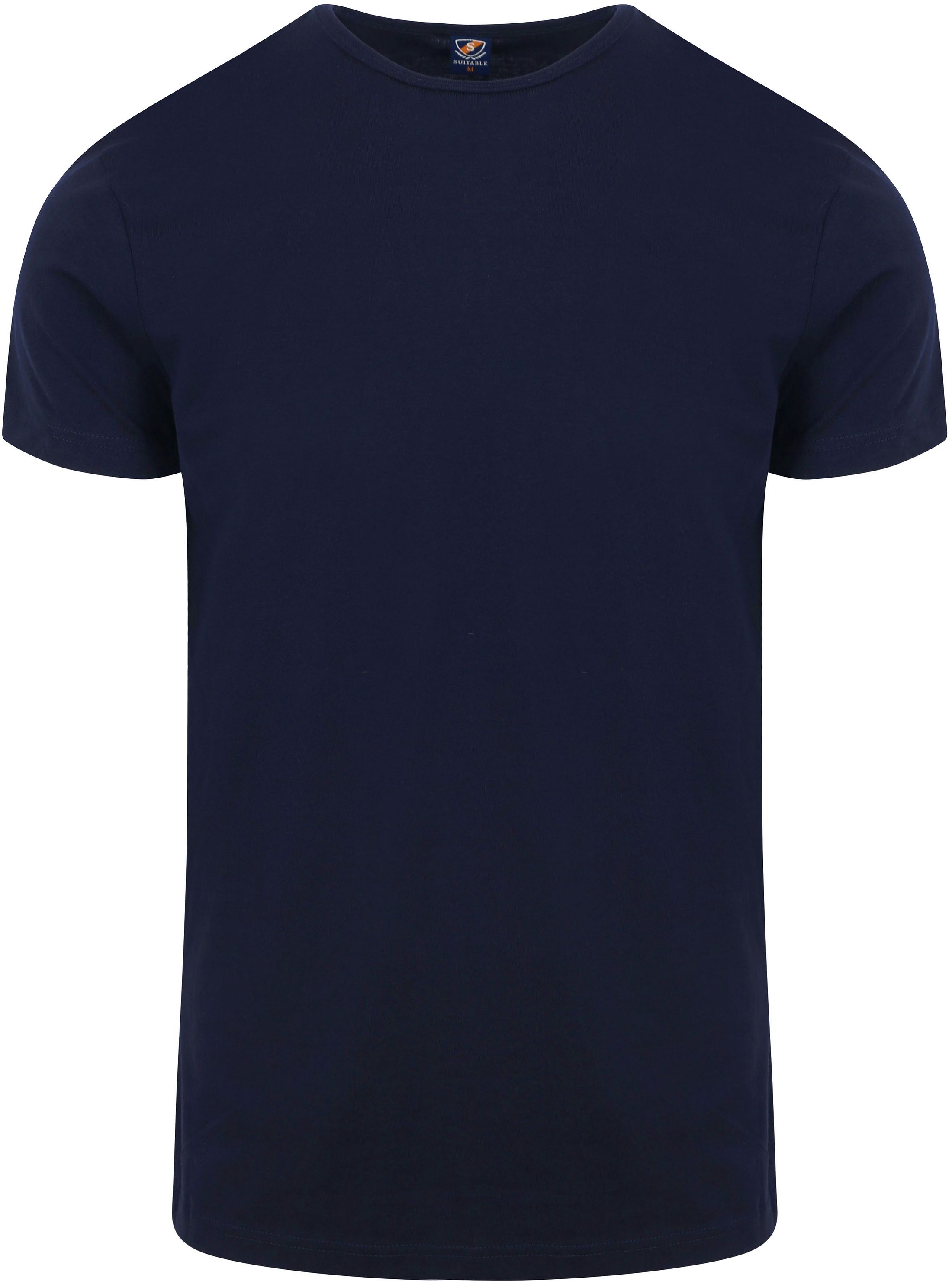 Suitable Ota T-shirt Round Neck Navy 2-Pack 100-2 O Navy Ota order online | Suitable
