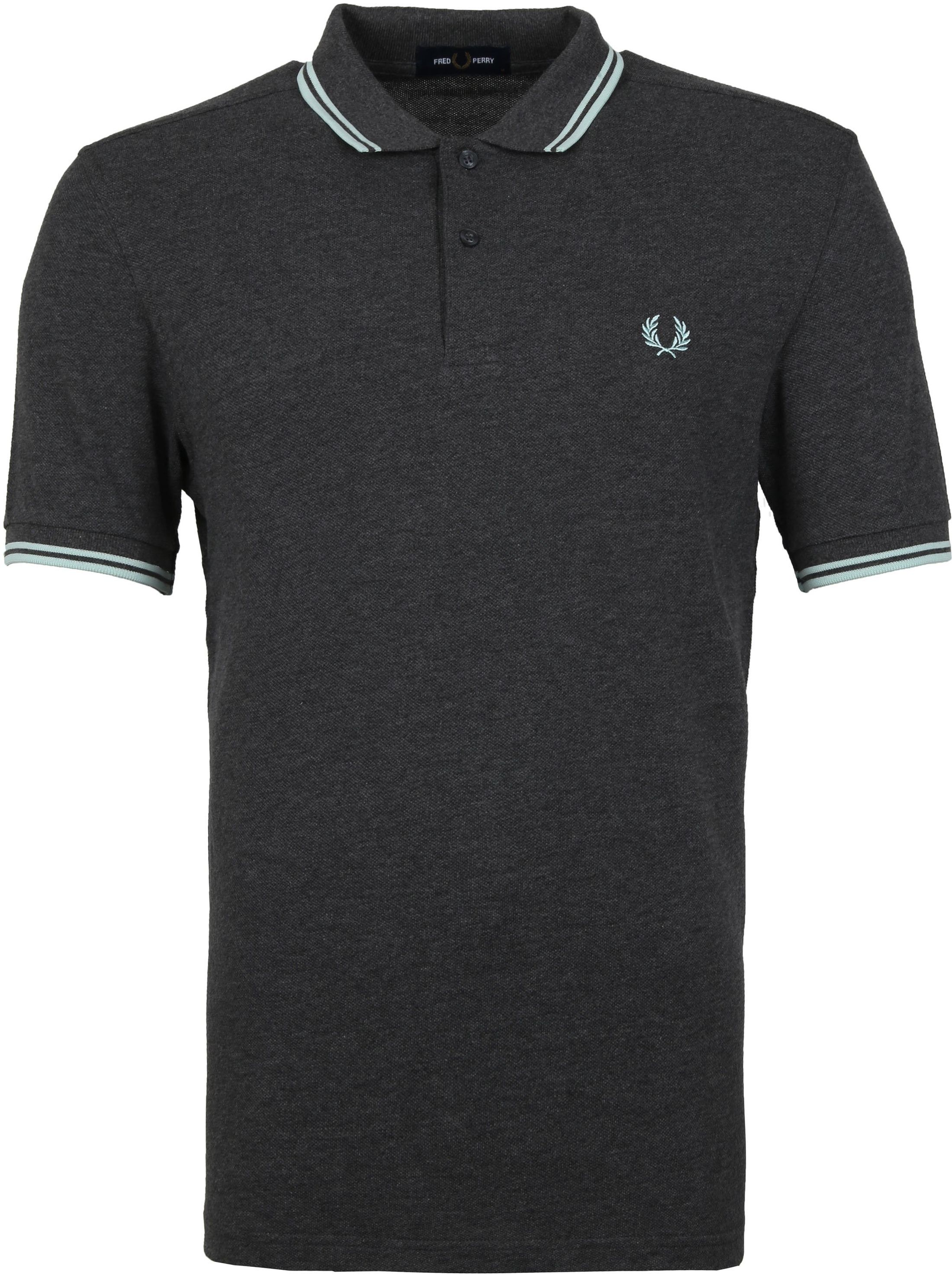 Fred Perry Polo Shirt M3600 Anthracite N49 Dark Grey Grey size XL