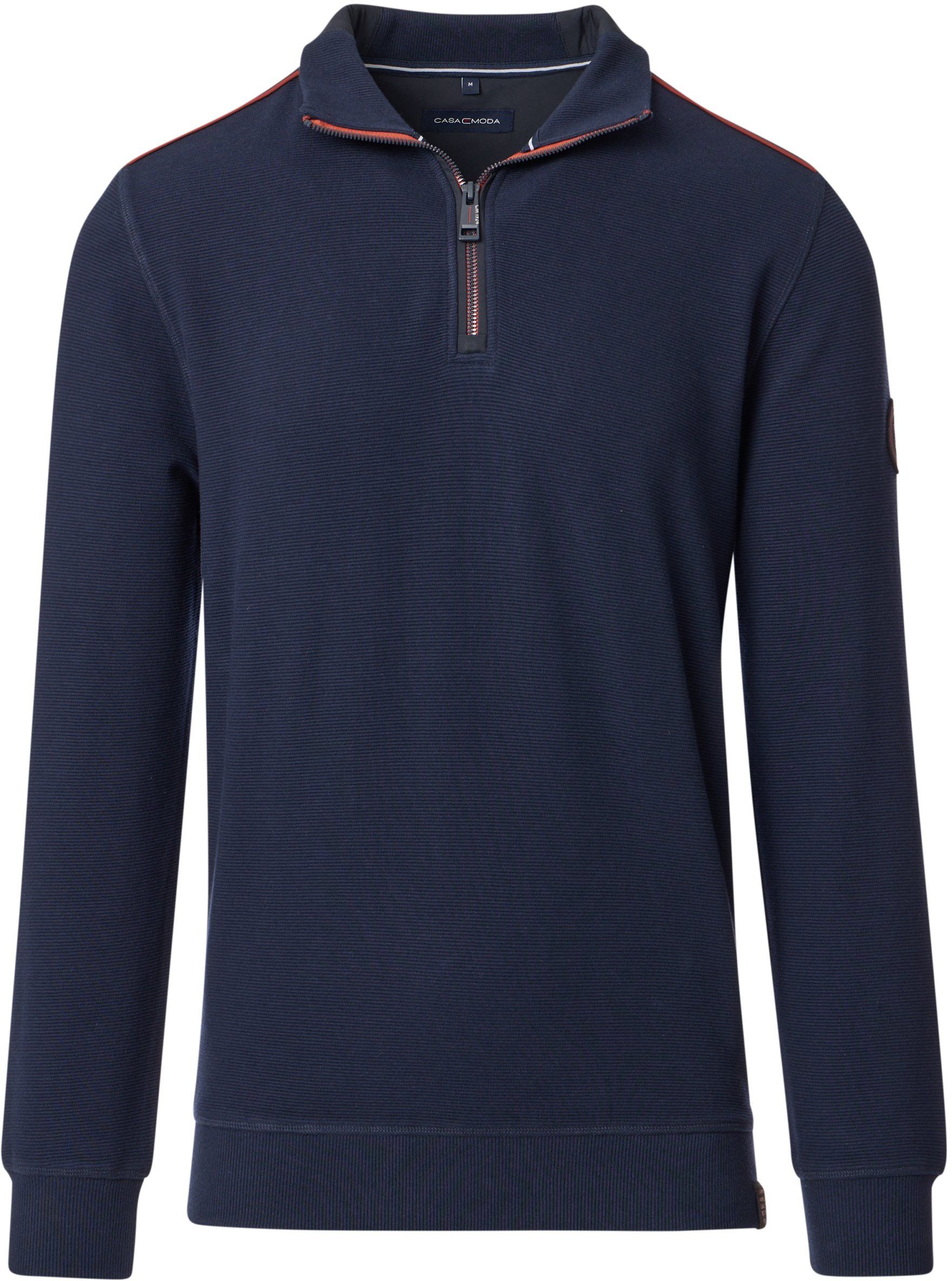 Casa Moda Half Zip Sweat Navy 444303400-105 order online | Suitable