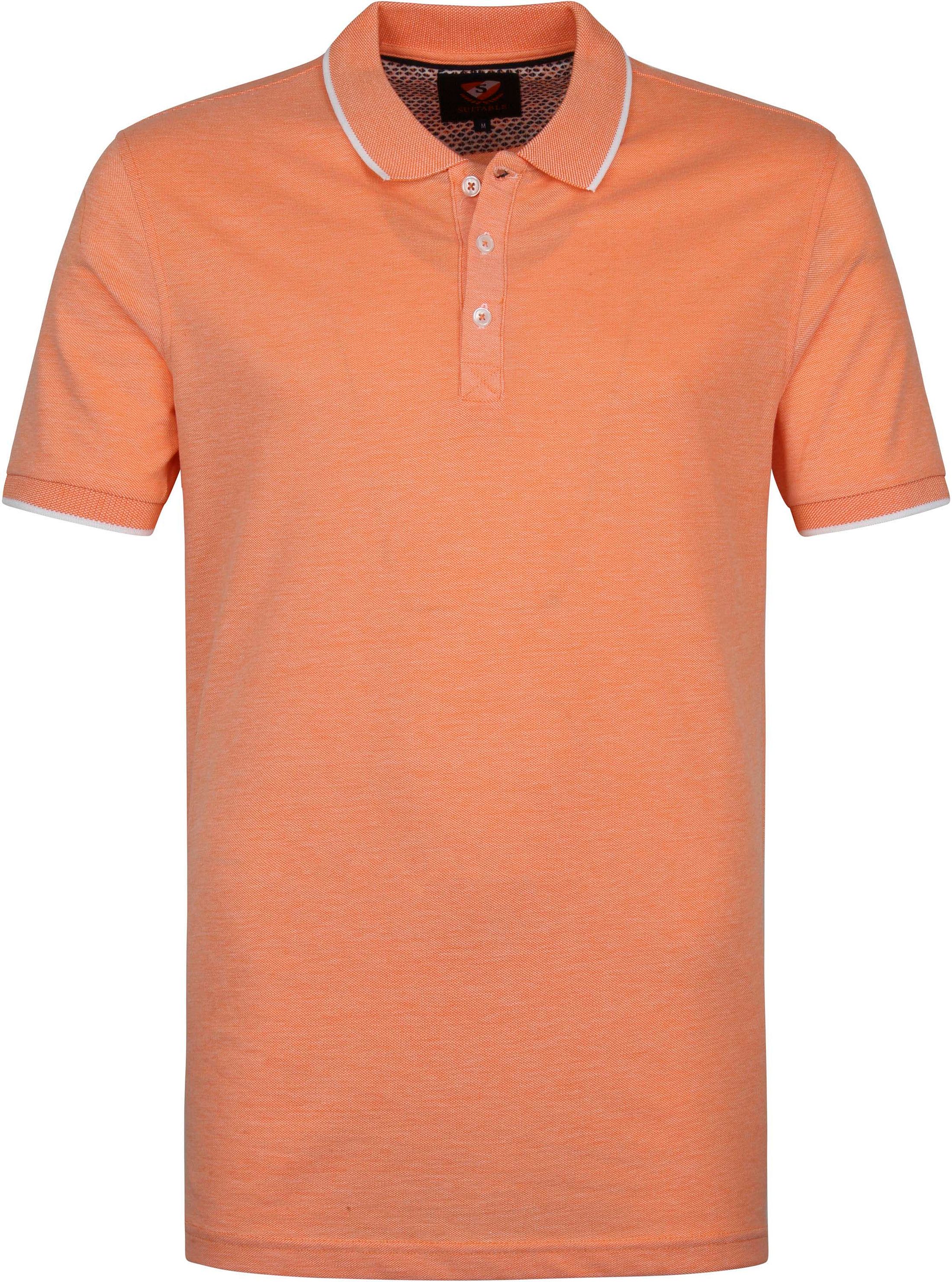 Suitable Oxford Polo Fel Oranje POXF-22-07 Polo Orange kopen | Suitable