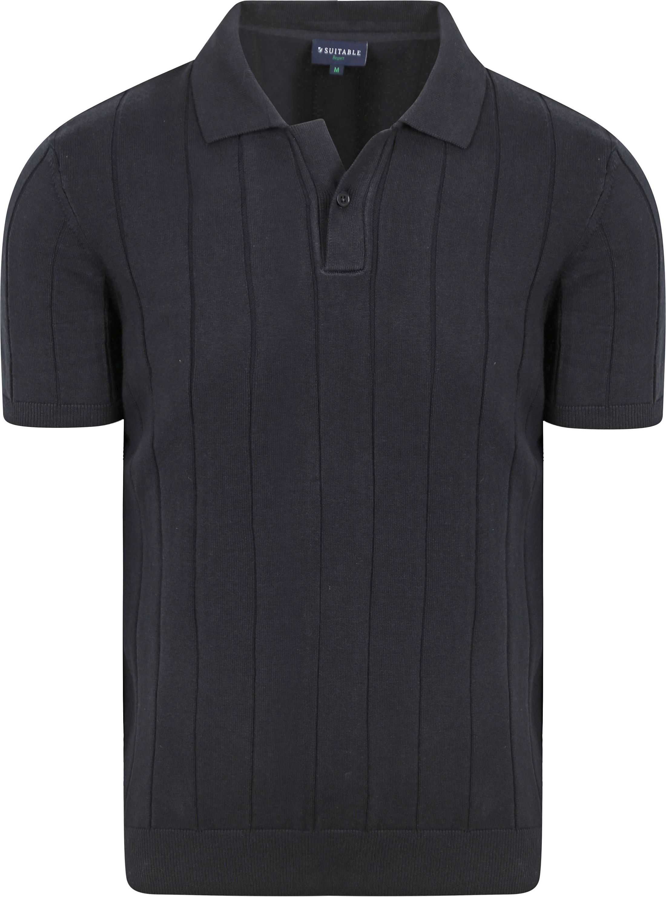 Suitable Respect Polo Shirt Drop Needle Navy RSP-25DN-1BSS-NA order online | Suitable
