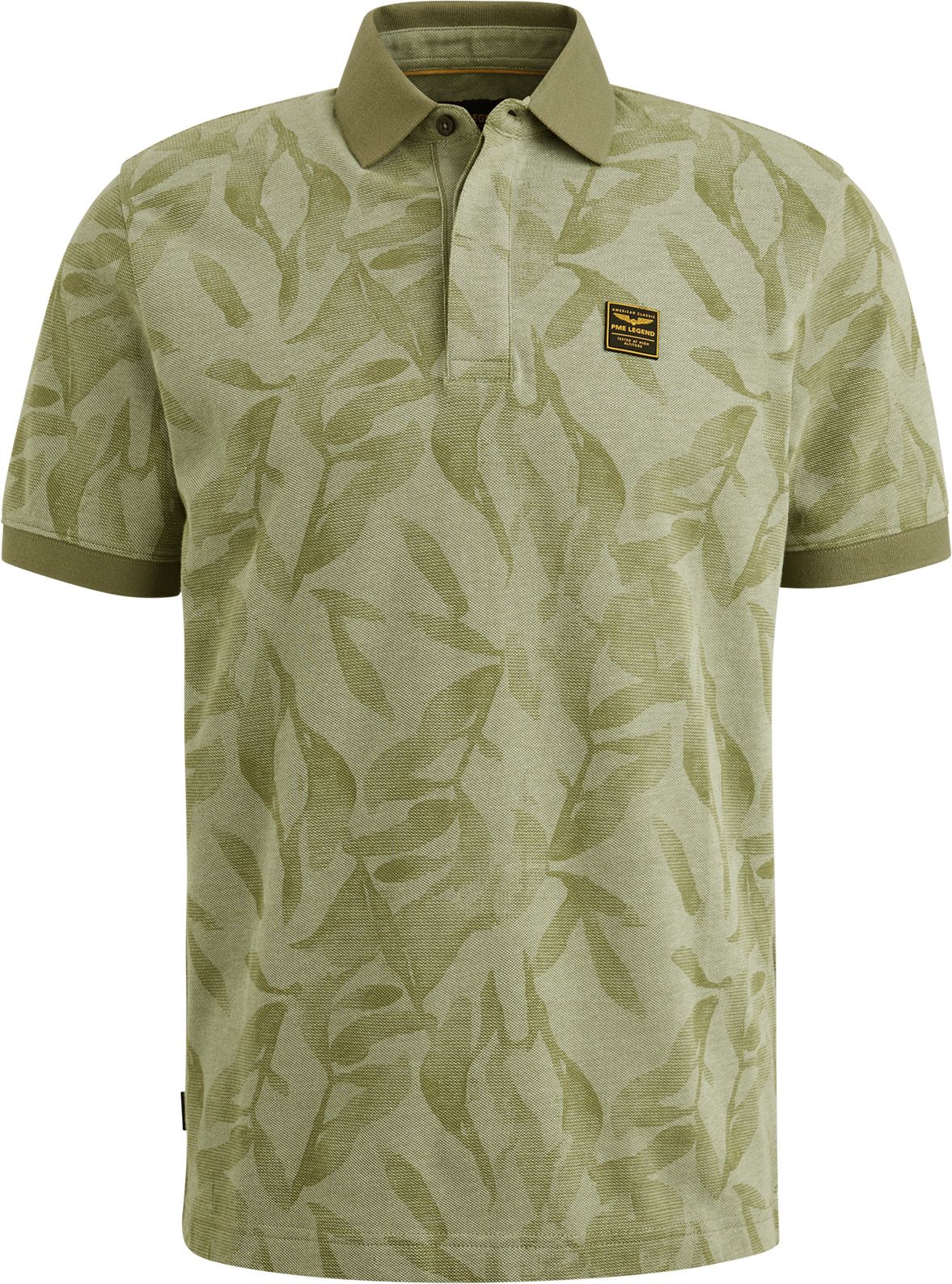 PME Legend Polo Shirt Piqué Print Green PPSS2504851-6258 order online | Suitable