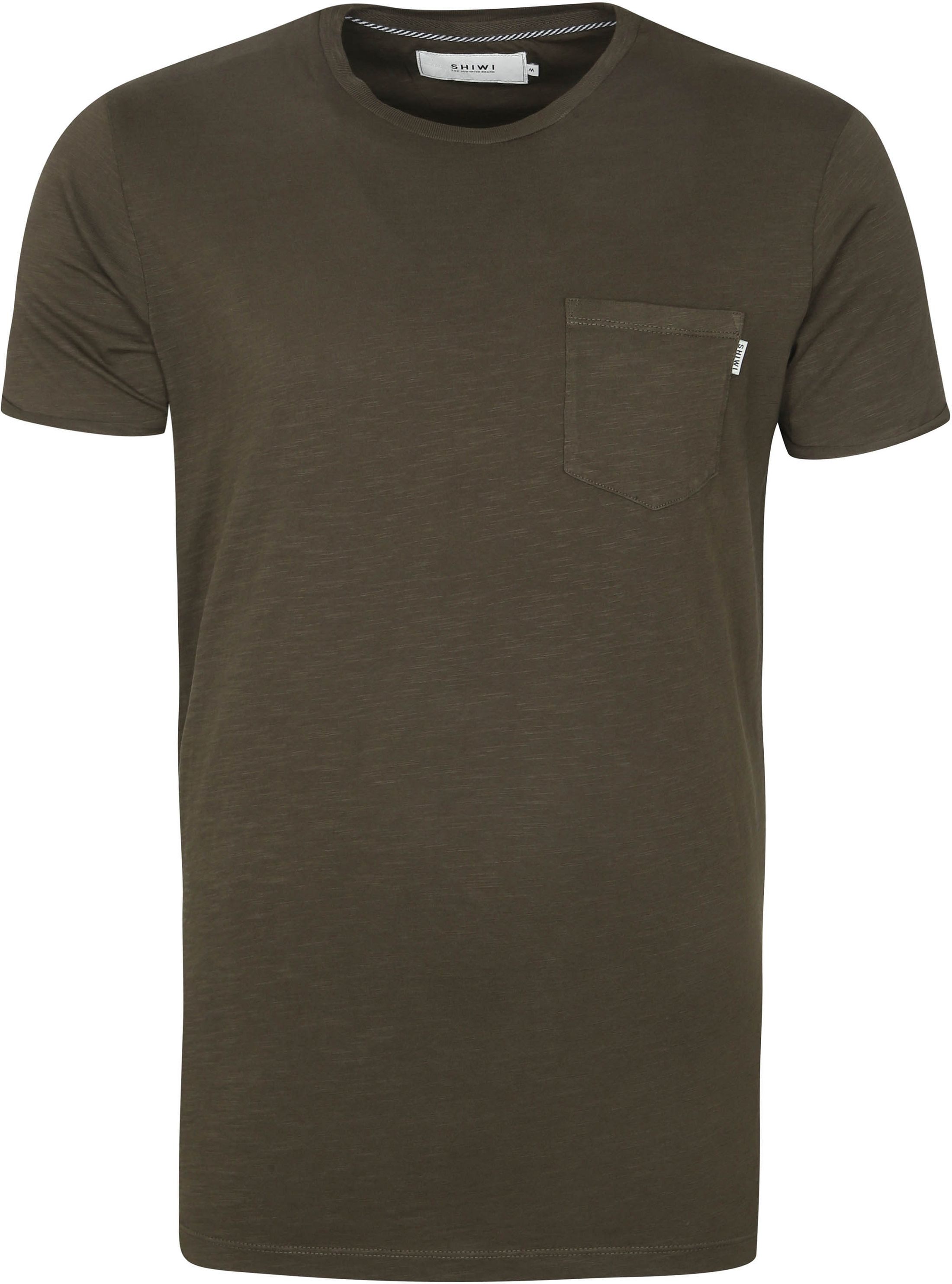 Shiwi T Shirt Marc Dark Green order online | 5100585001-740 | Suitable Lithuania