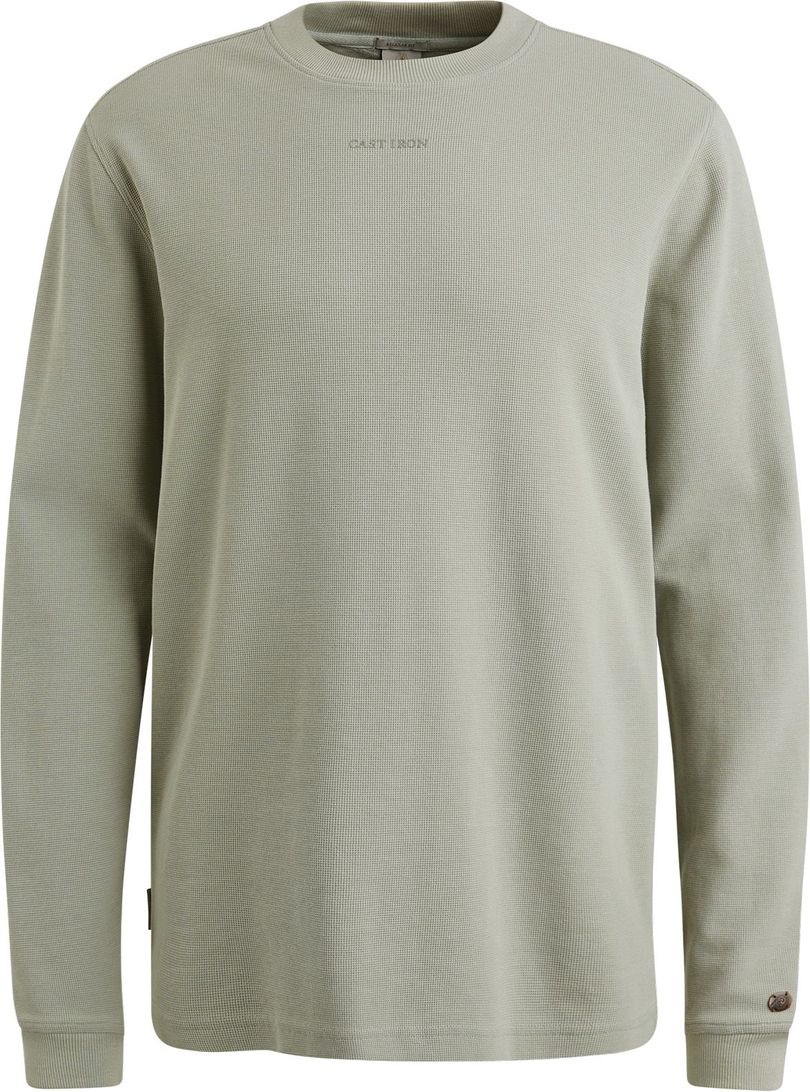 Cast Iron Longsleeve Waffle T-shirt Light Green CTS2508584-9040 order online | Suitable