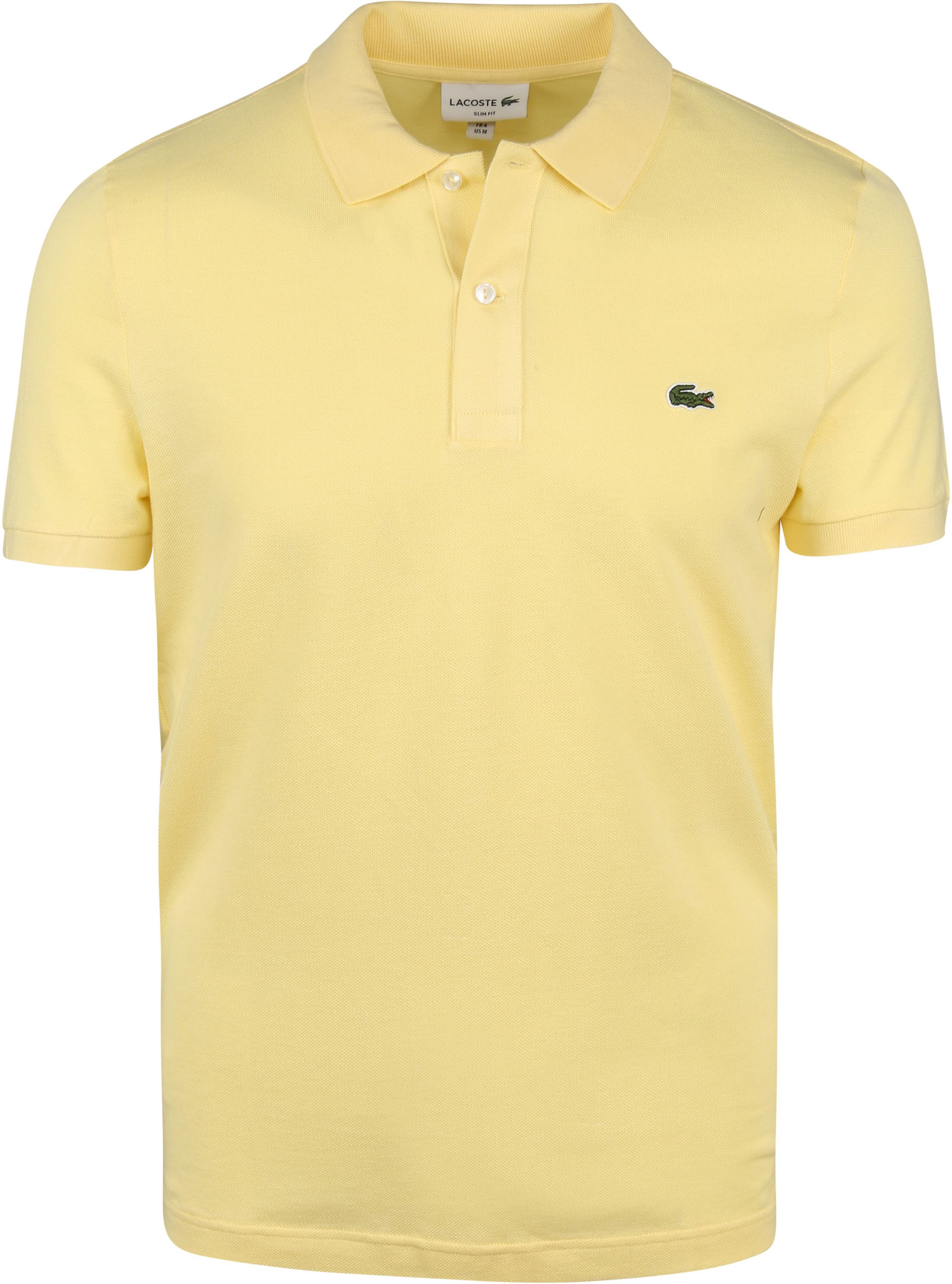 Lacoste Polo Shirt Pique Yellow size L
