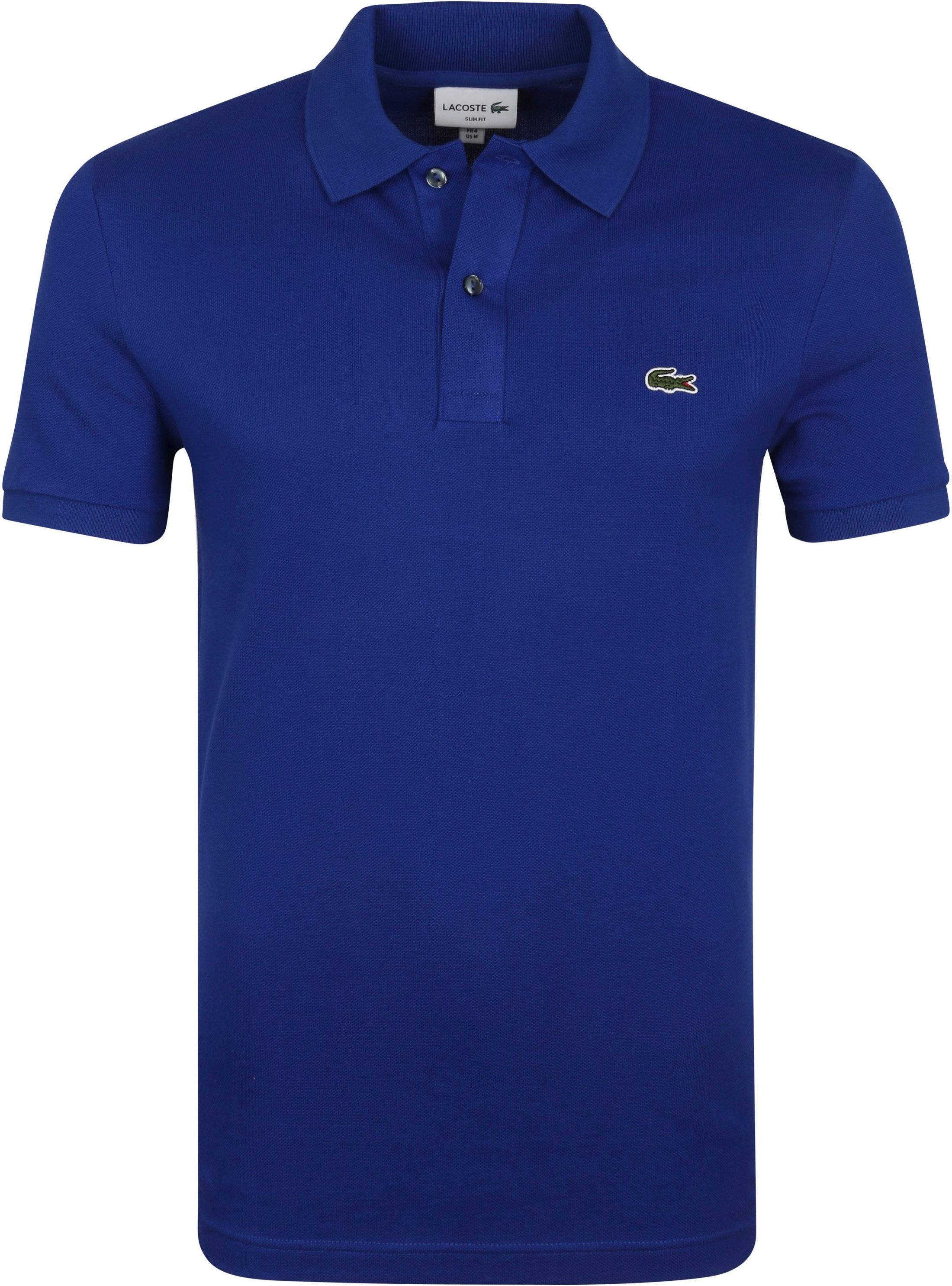 Lacoste Pique Polo Shirt Dark Dark Blue Blue size 3XL
