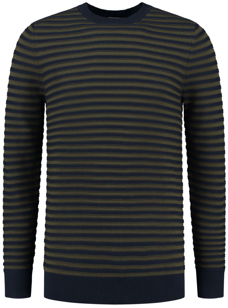 Dstrezzed Sweater Stripes Dark Green order online | 405420 | Suitable Spain