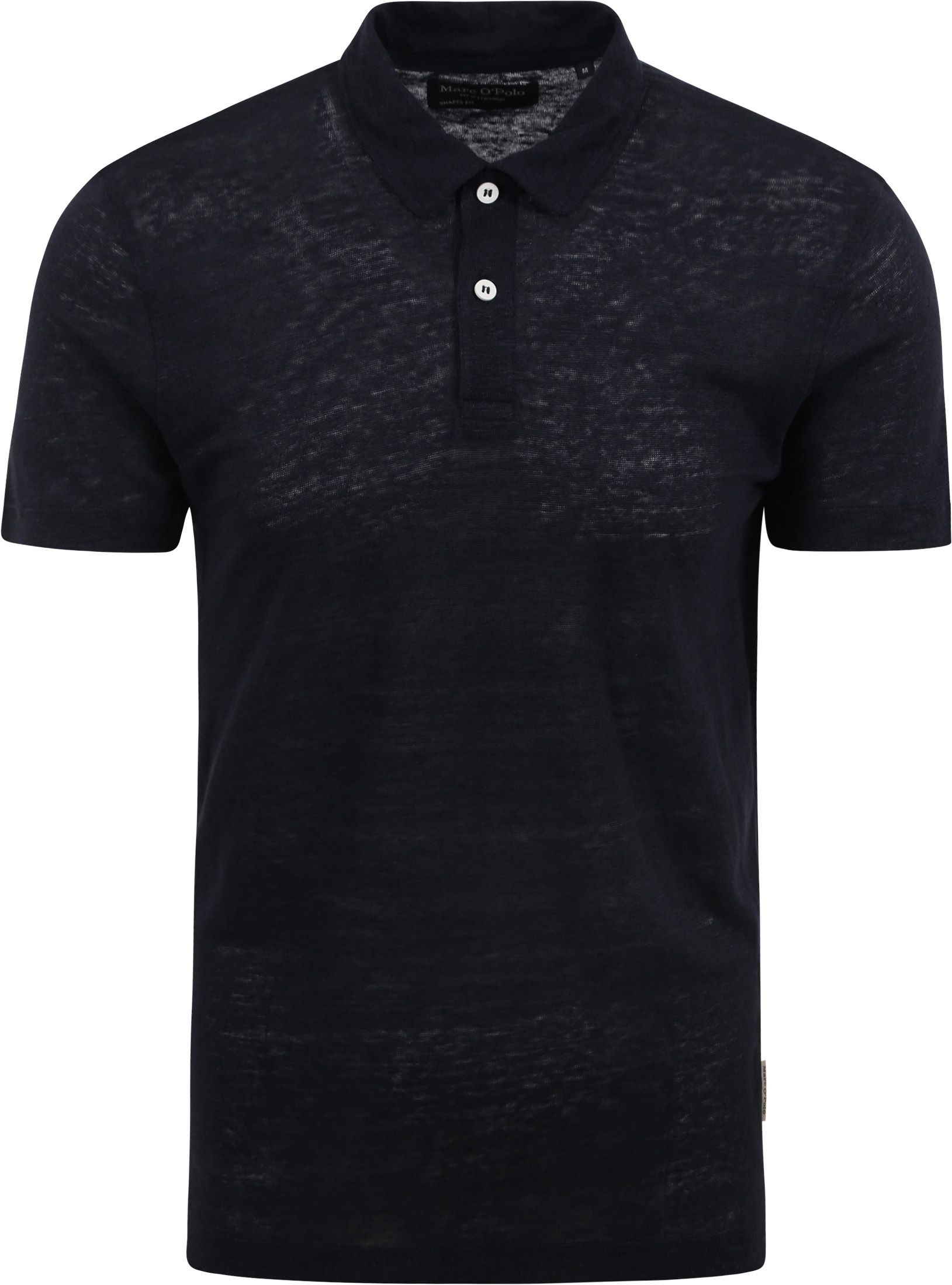 Marc O'Polo Polo Shirt Linen Navy 324211453032-898 order online | Suitable