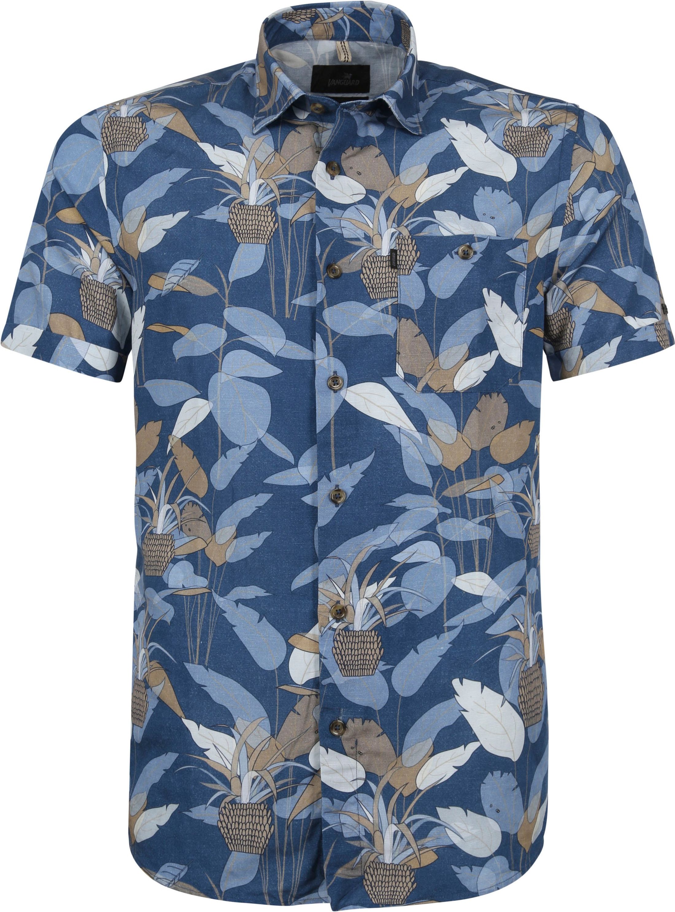 Vanguard Shirt Printed Blue size 3XL