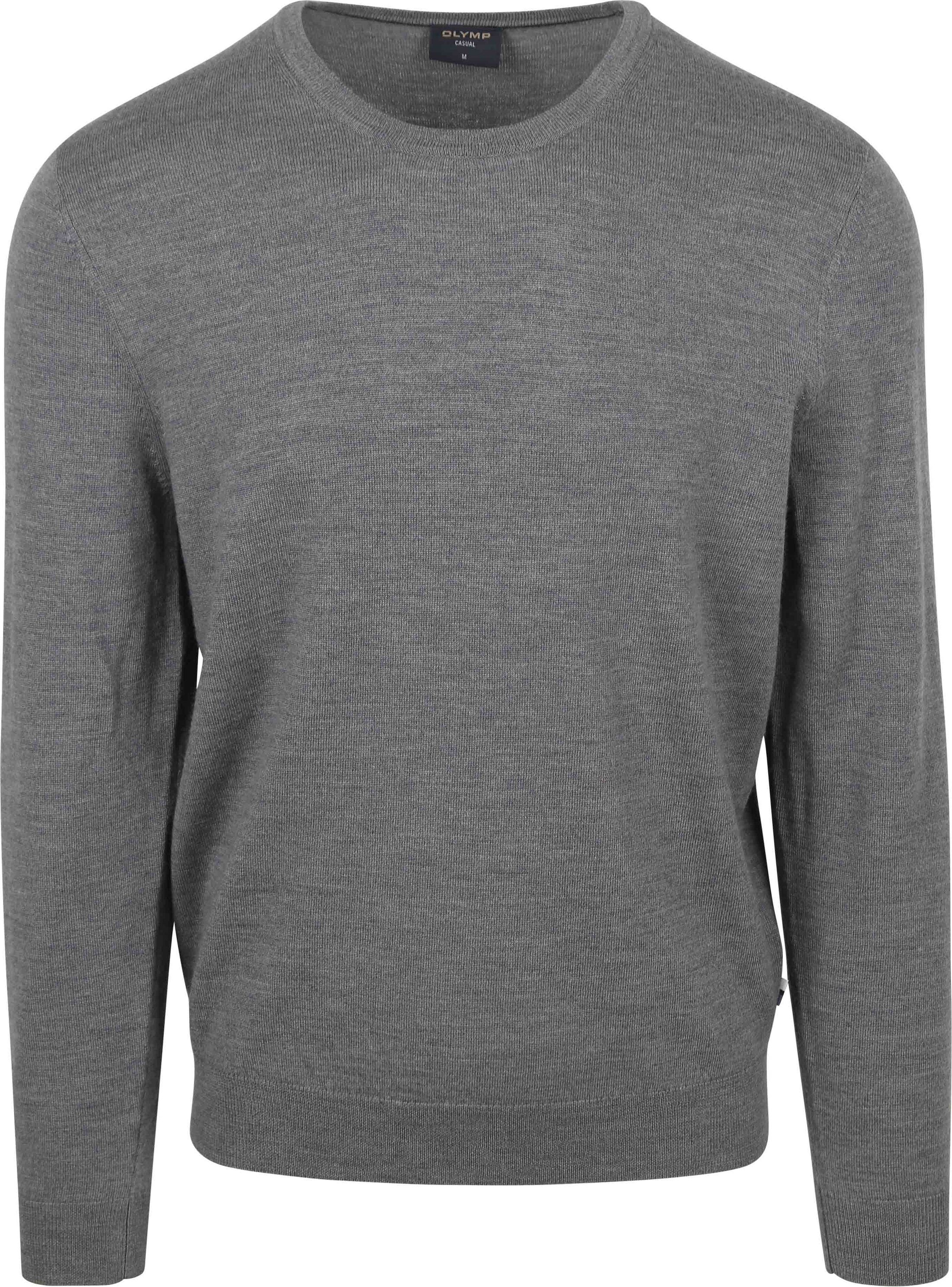 Olymp Trui O-Hals Wol Grijs 015011-63 kopen | Suitable