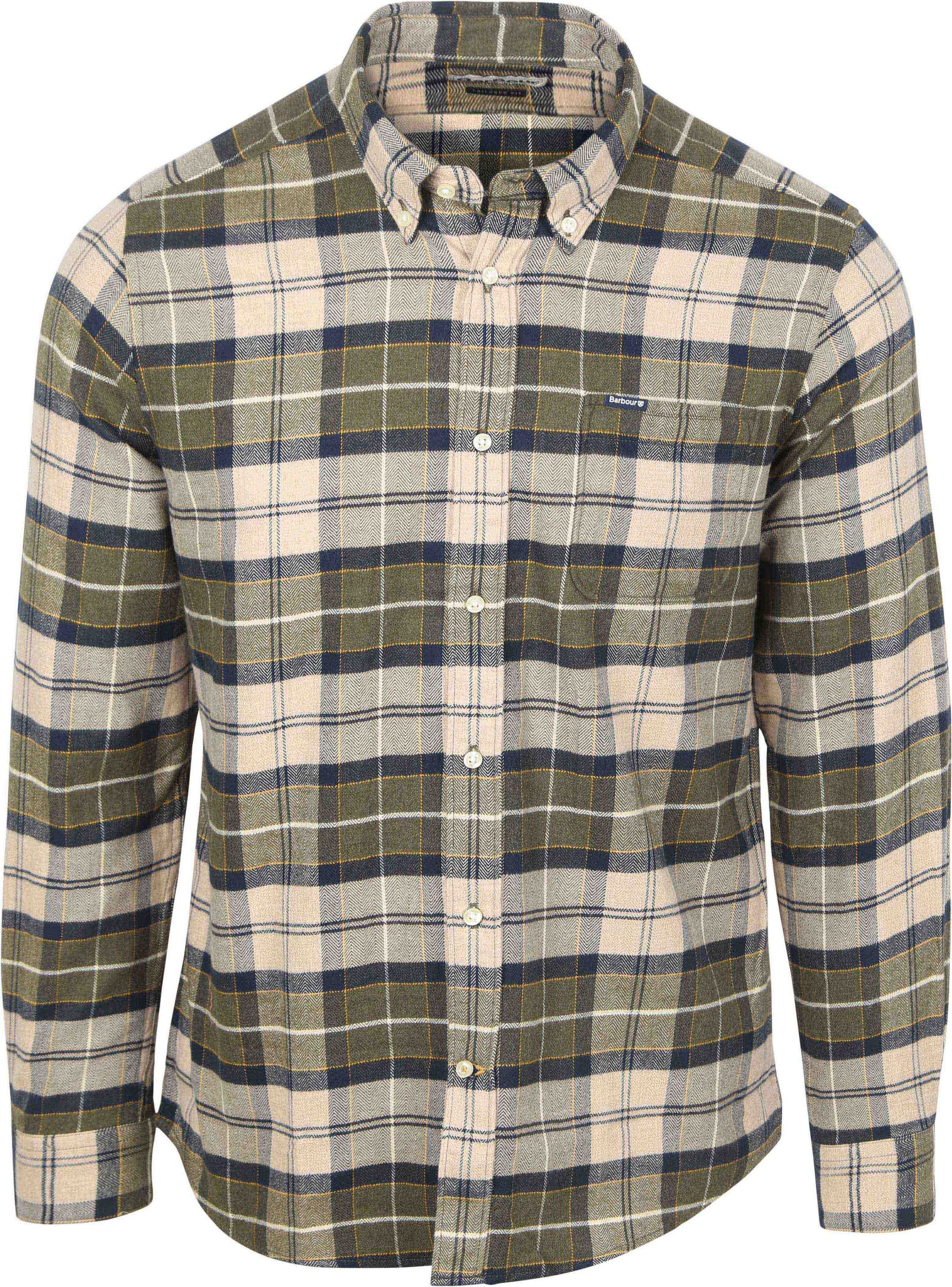 Barbour Kyeloch Shirt Checkered Olive order online | MSH5014-TN16 | Suitable Lithuania