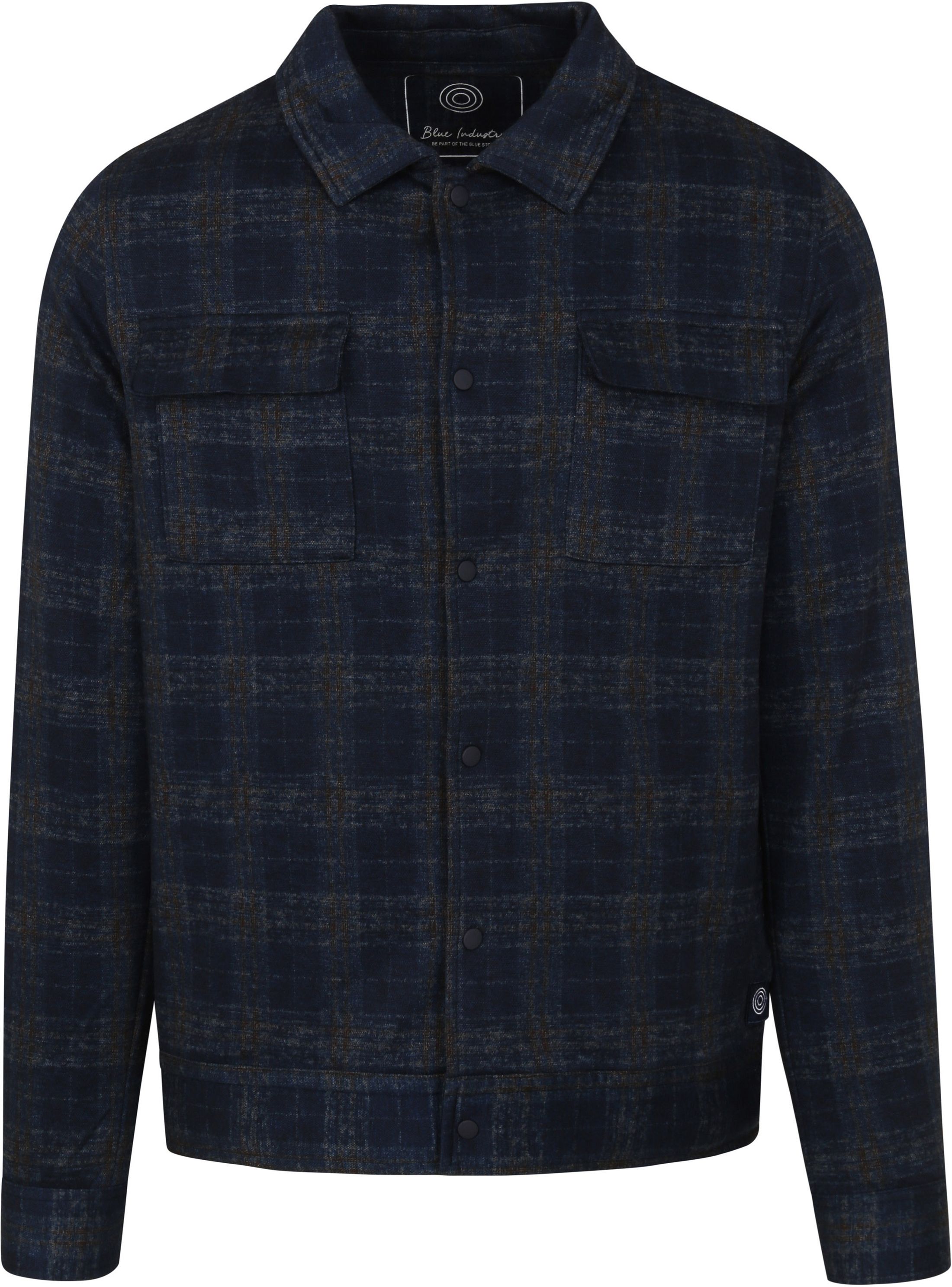 Blue Industry Overshirt Plaid Dark Blue 2606.22 Navy order online | Suitable